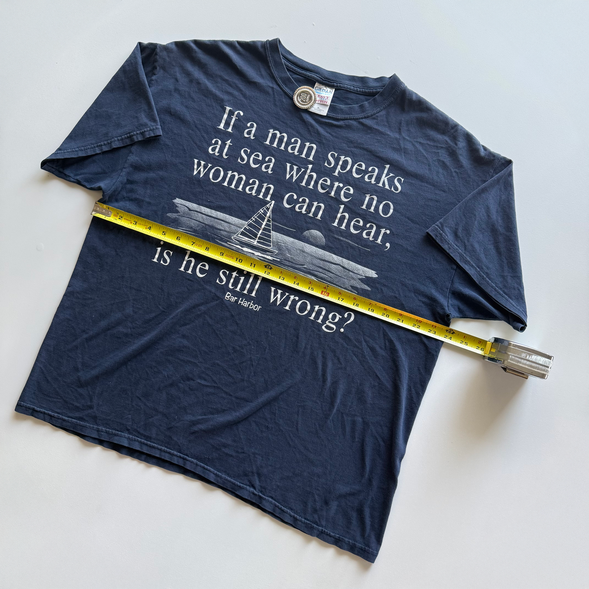 Vintage 2005 Sailing Humor Tee