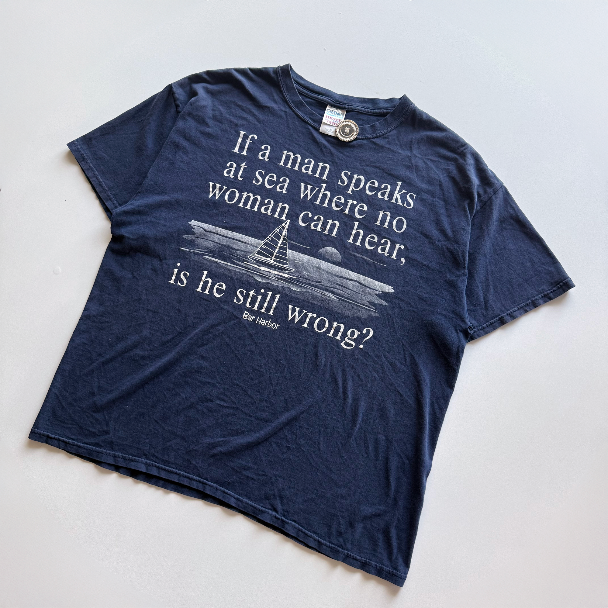 Vintage 2005 Sailing Humor Tee