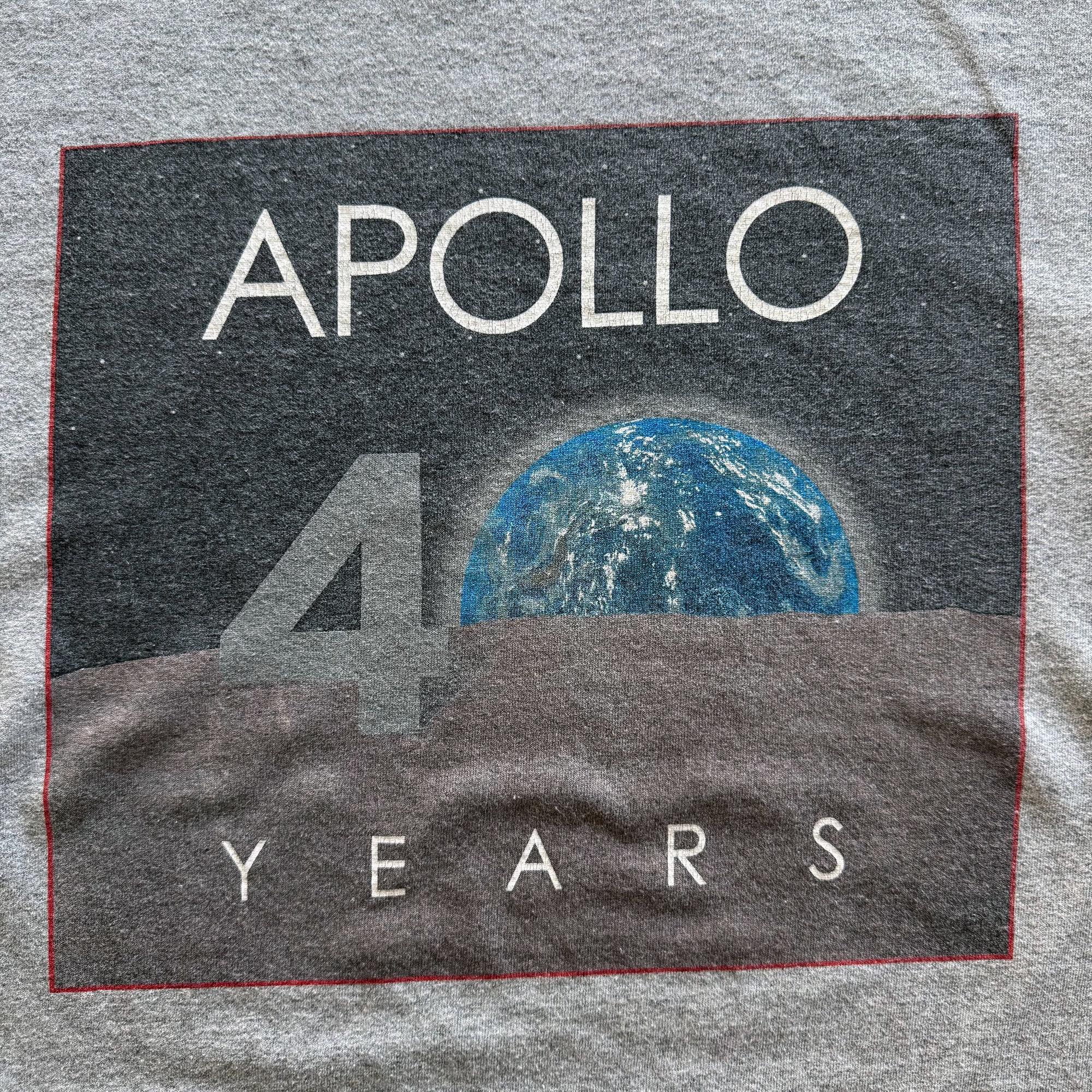 Vintage 2009 NASA Apollo 40th Anniversary Tee (Large)