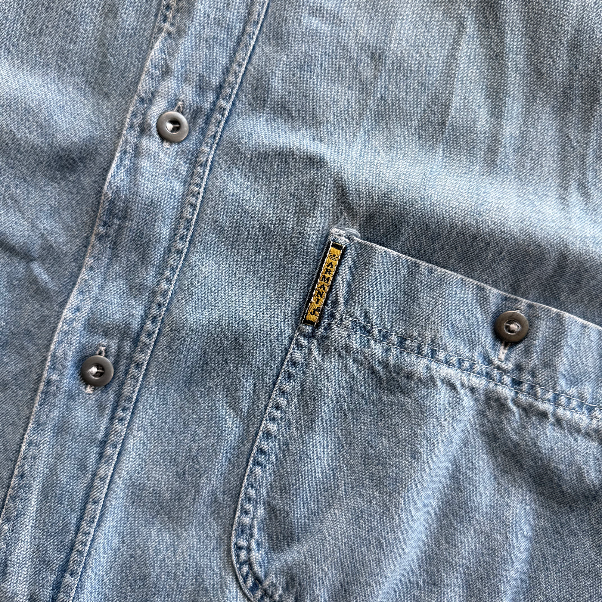Giorgio Armani 1992 Vintage Levi's Style Button Up Shirt