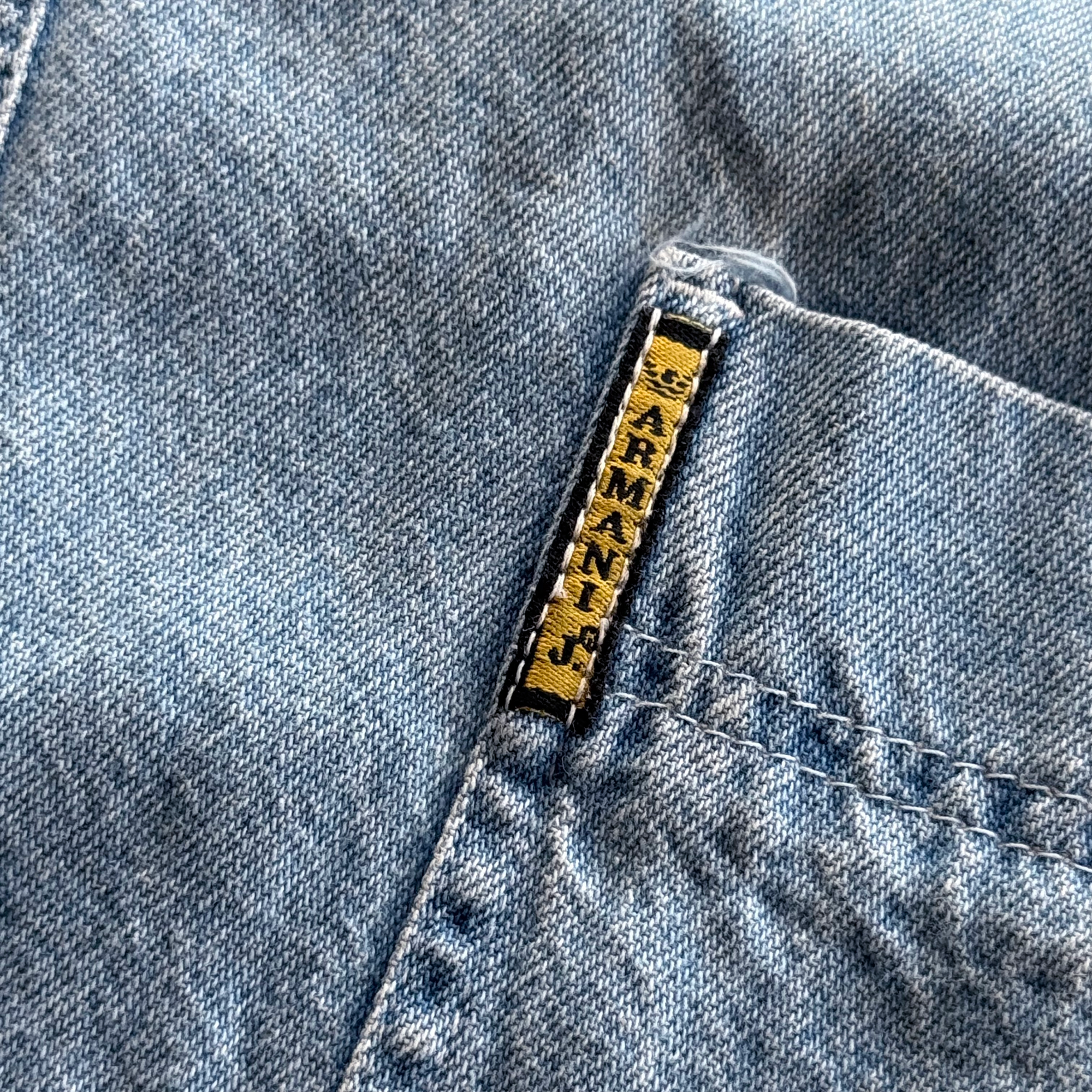 Giorgio Armani 1992 Vintage Levi's Style Button Up Shirt