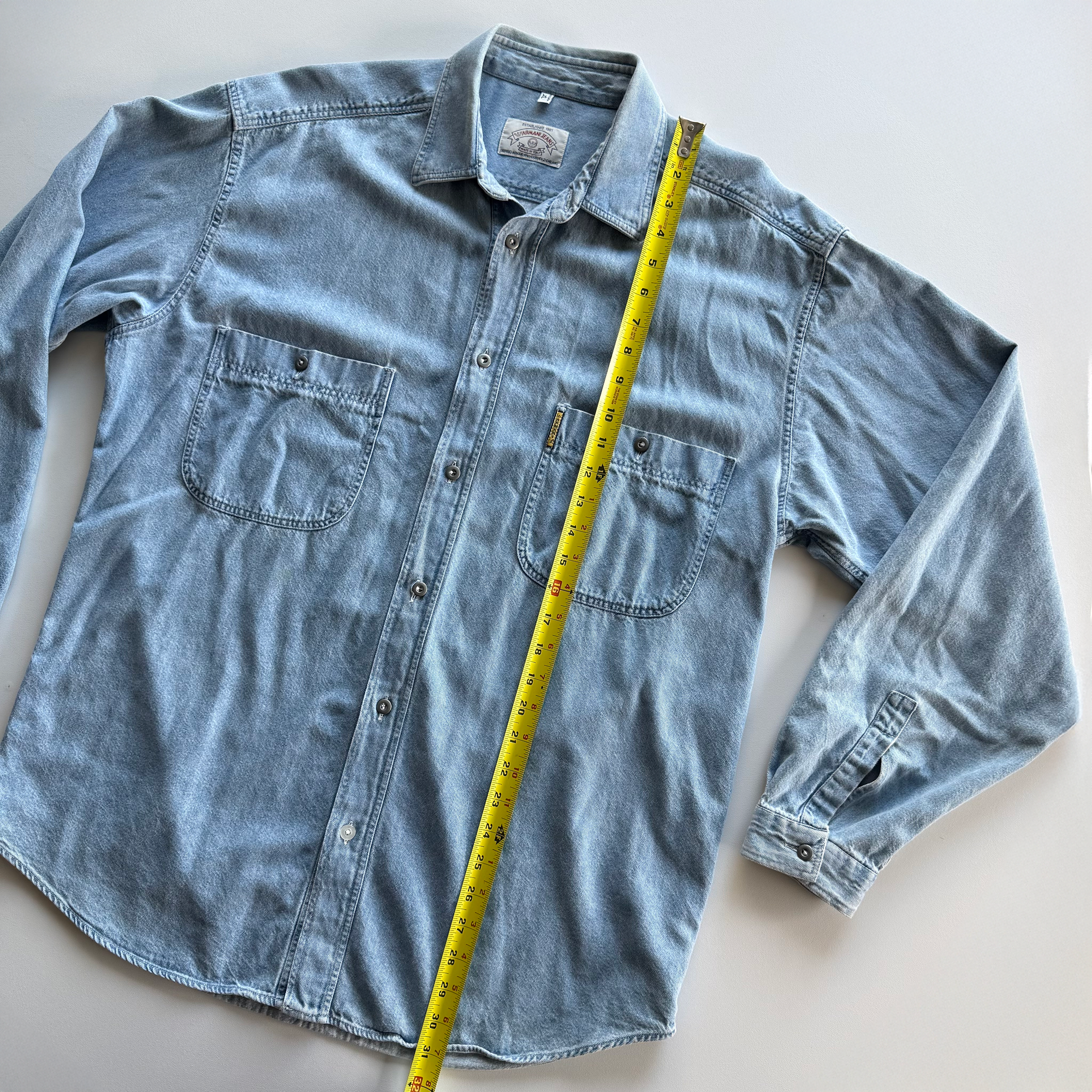 Giorgio Armani 1992 Vintage Levi's Style Button Up Shirt
