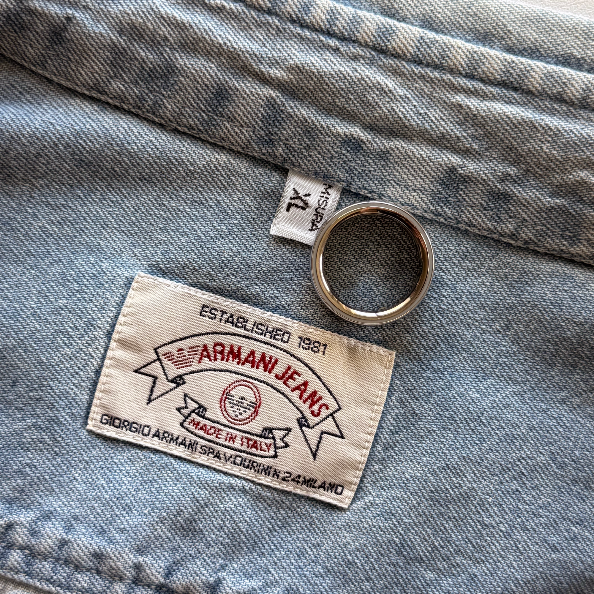 Giorgio Armani 1992 Vintage Levi's Style Button Up Shirt