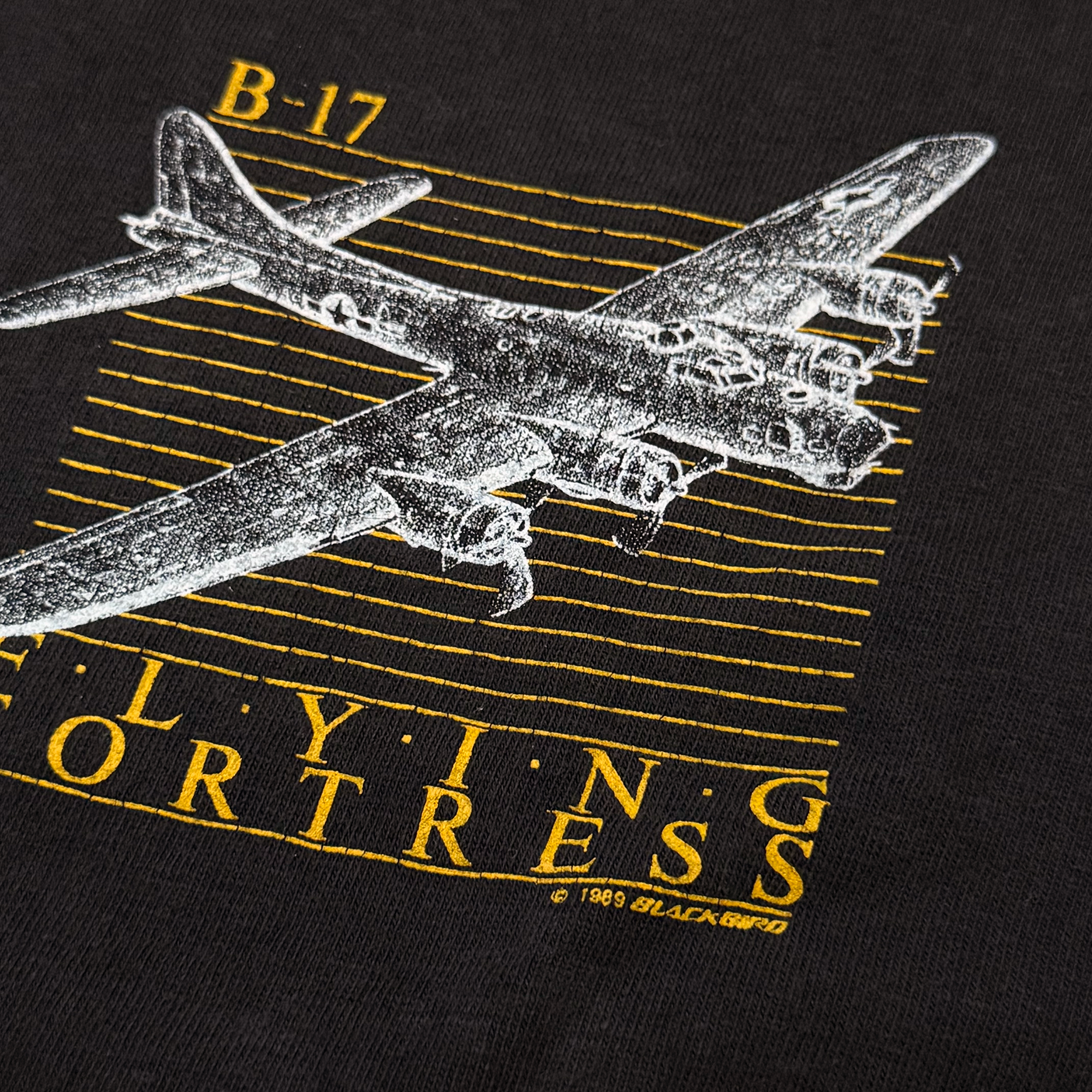 Vintage 1989 Blackbird B-17 Flying Fortress Tee
