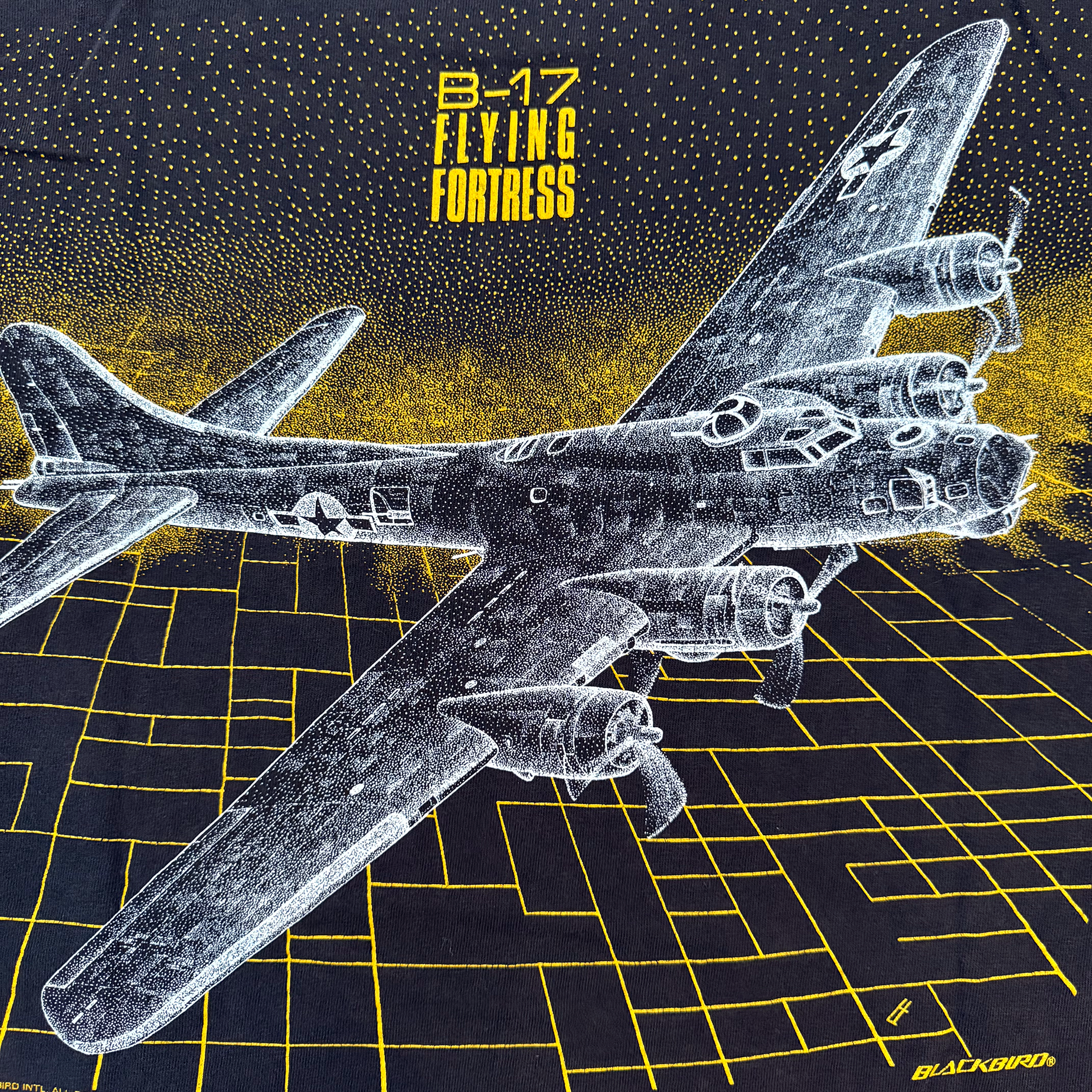 Vintage 1989 Blackbird B-17 Flying Fortress Tee