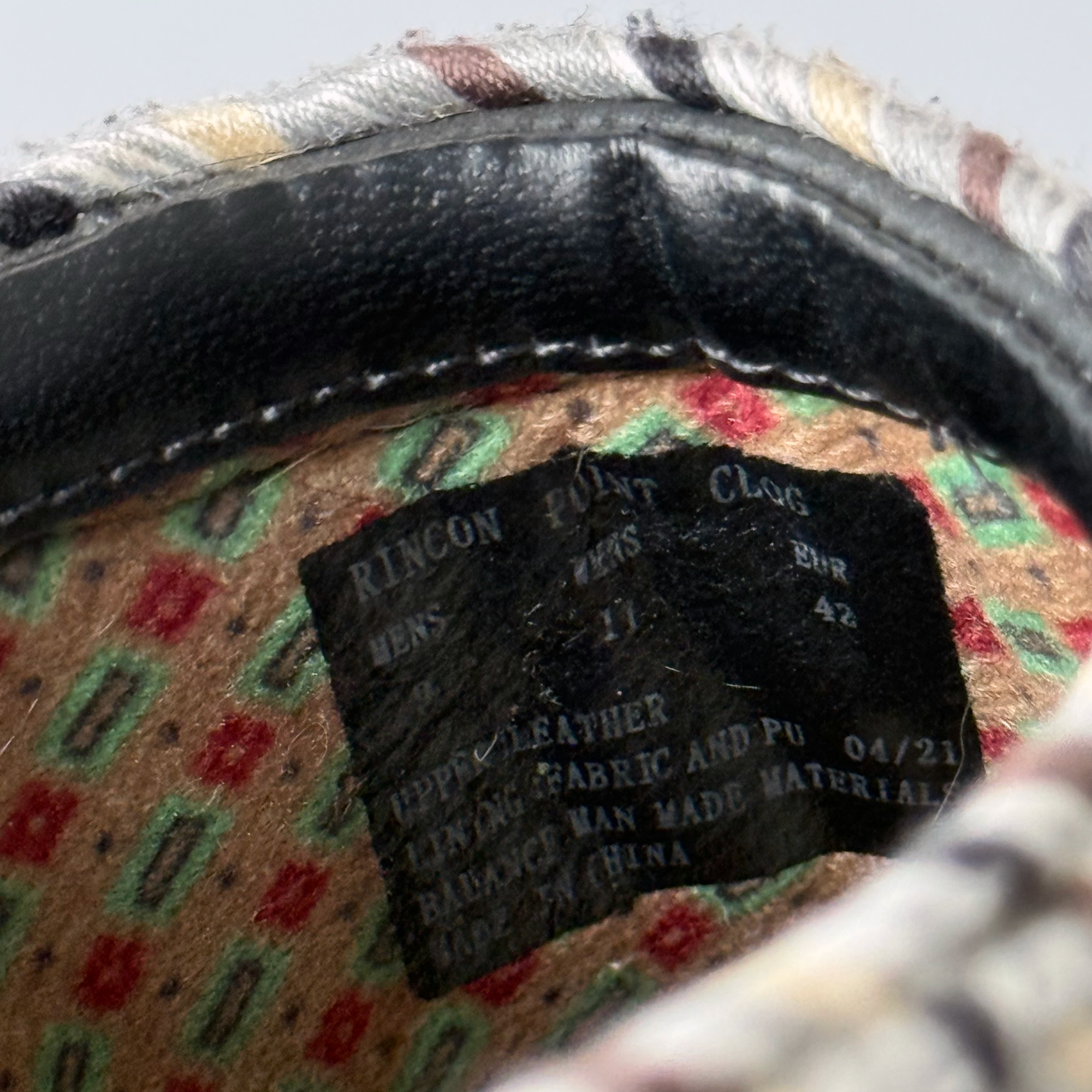 Simple Shoes Original Clog Black Leather (Size 9)