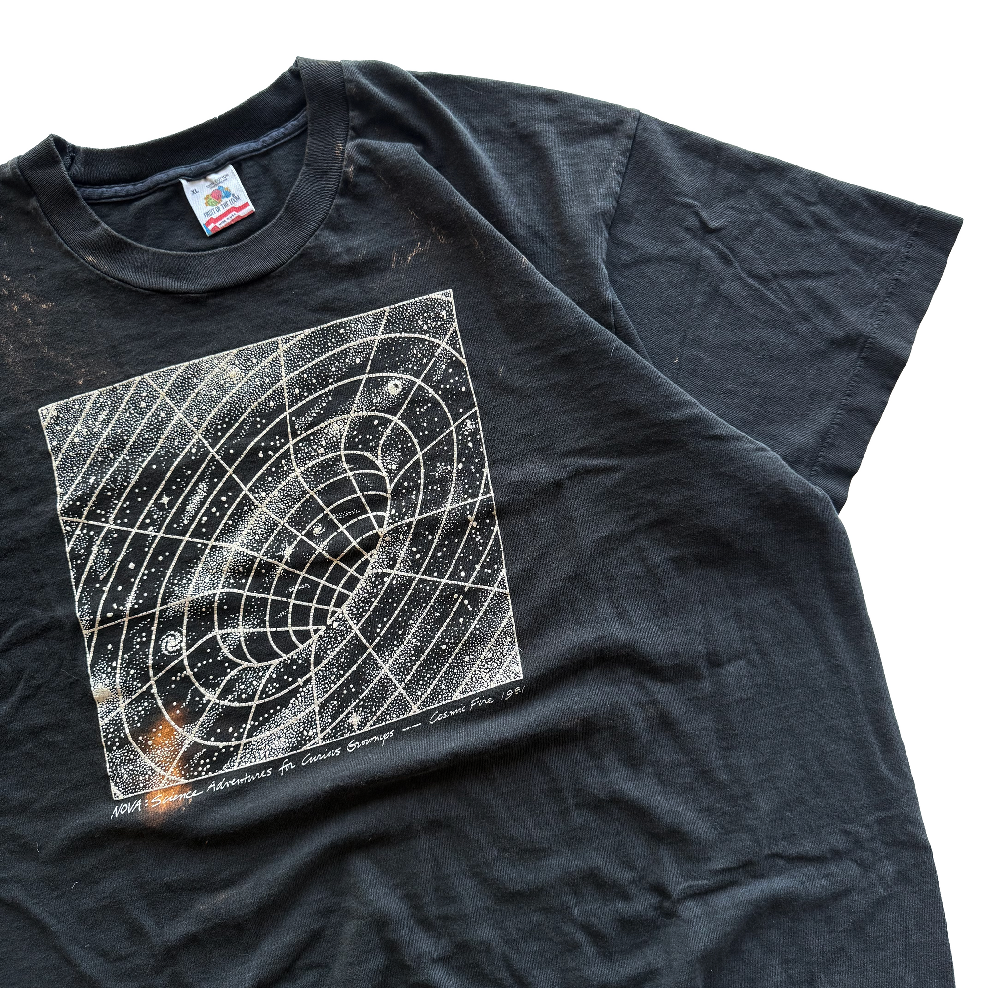 Vintage 1981 NOVA PBS Black Hole Space Tee