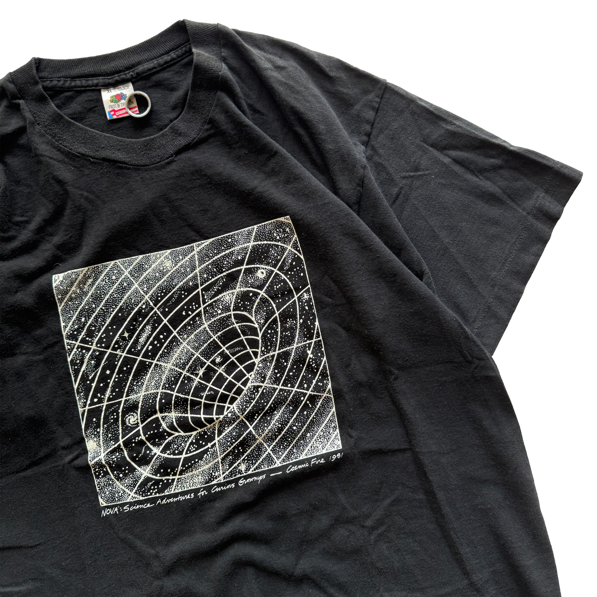 Vintage 1981 NOVA PBS Black Hole Space Tee