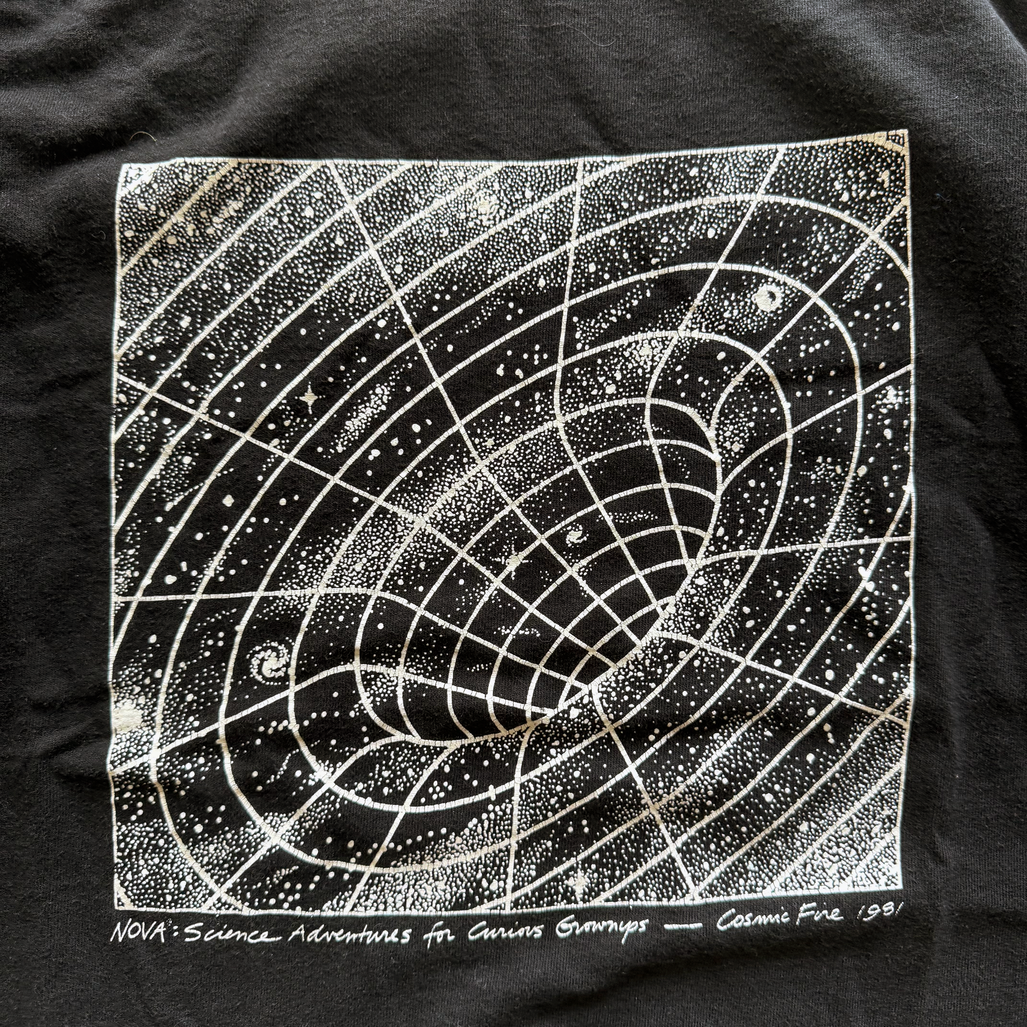 Vintage 1981 NOVA PBS Black Hole Space Tee
