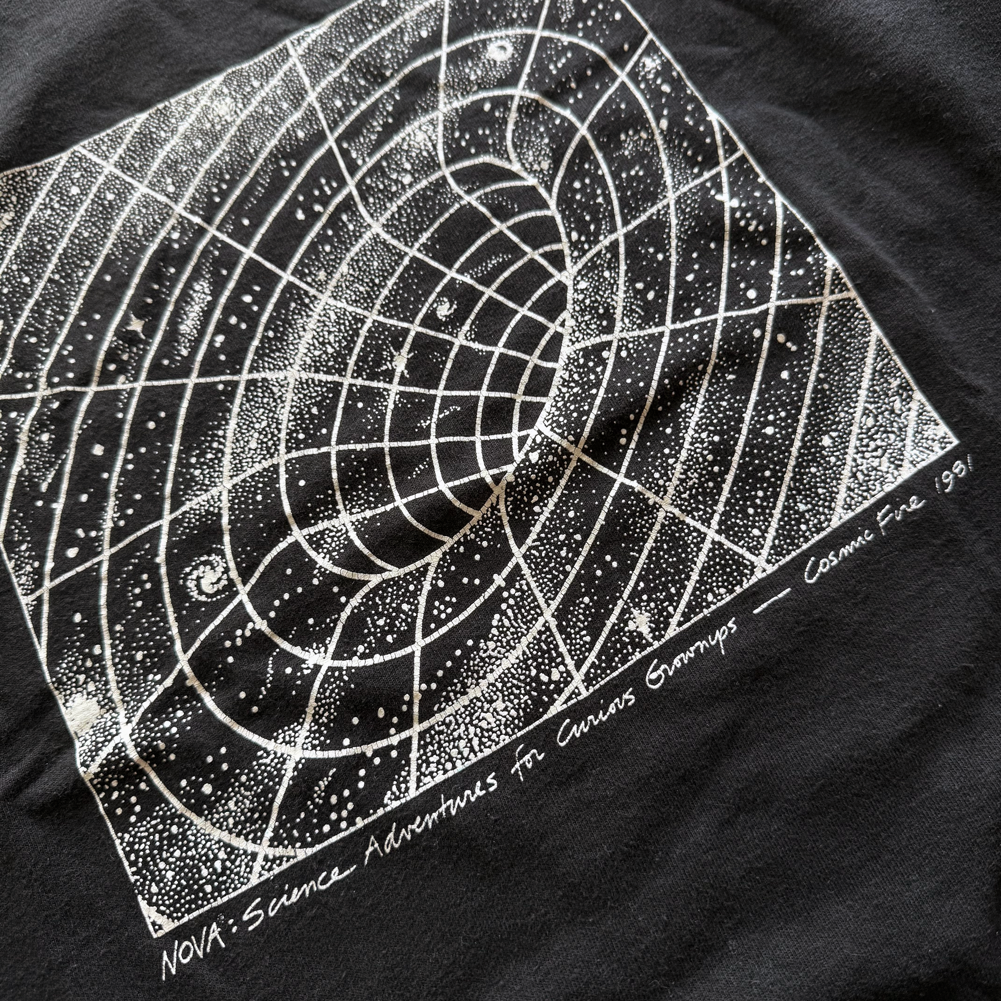 Vintage 1981 NOVA PBS Black Hole Space Tee