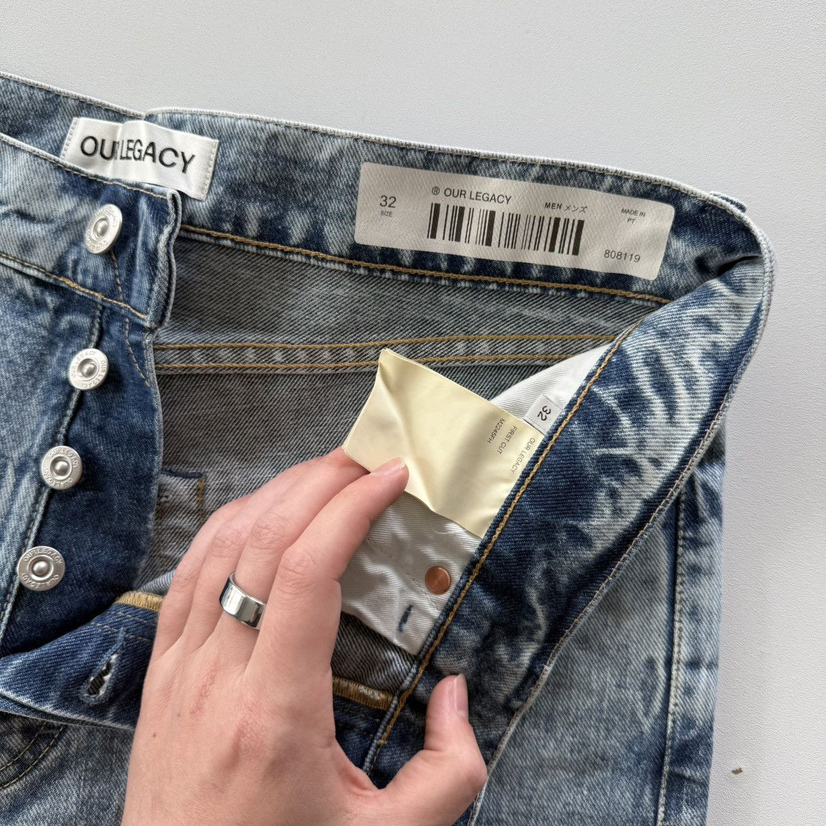 Our Legacy | First Cut Left Hand Twill Chopper Wash Denim | Sz 32