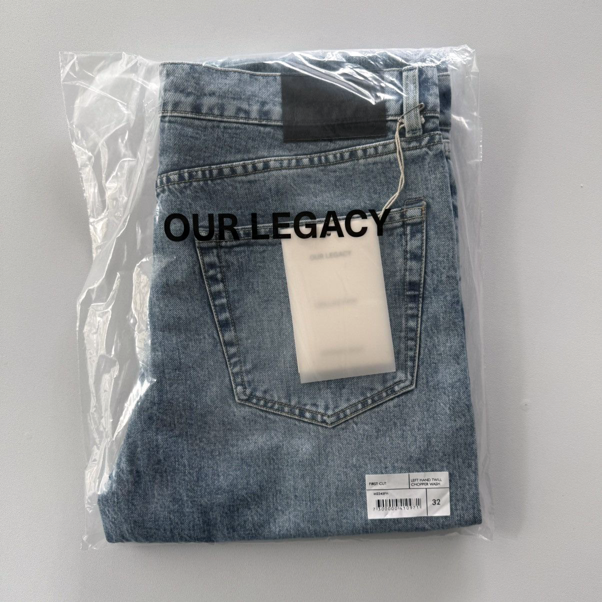 Our Legacy | First Cut Left Hand Twill Chopper Wash Denim | Sz 32