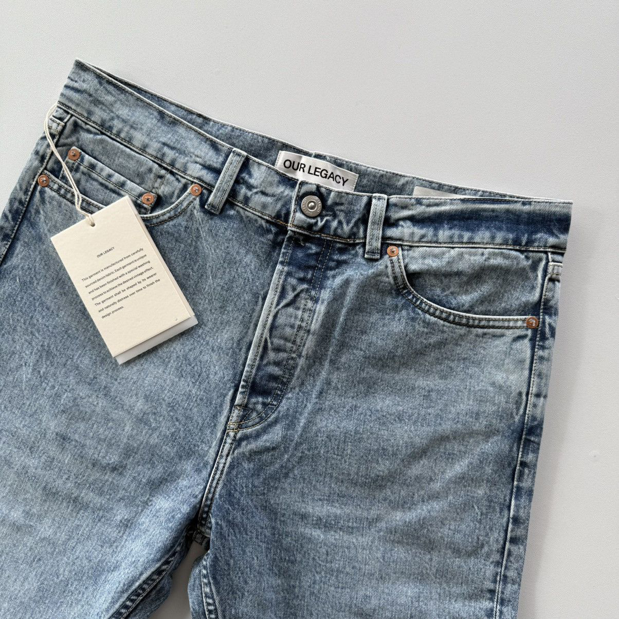 Our Legacy | First Cut Left Hand Twill Chopper Wash Denim | Sz 32