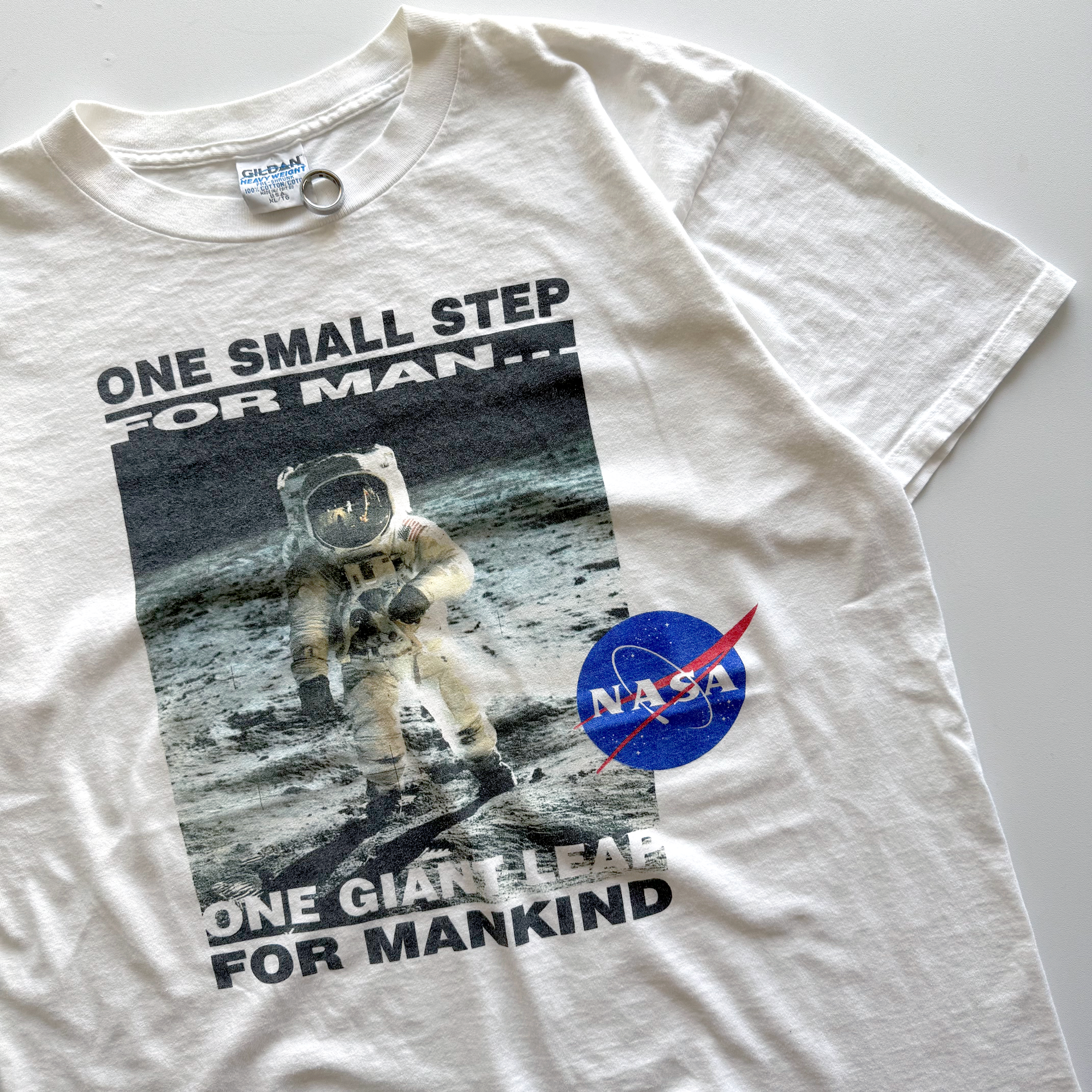 Vintage 1994 NASA Apollo 11 Neil Armstrong Quote Tee