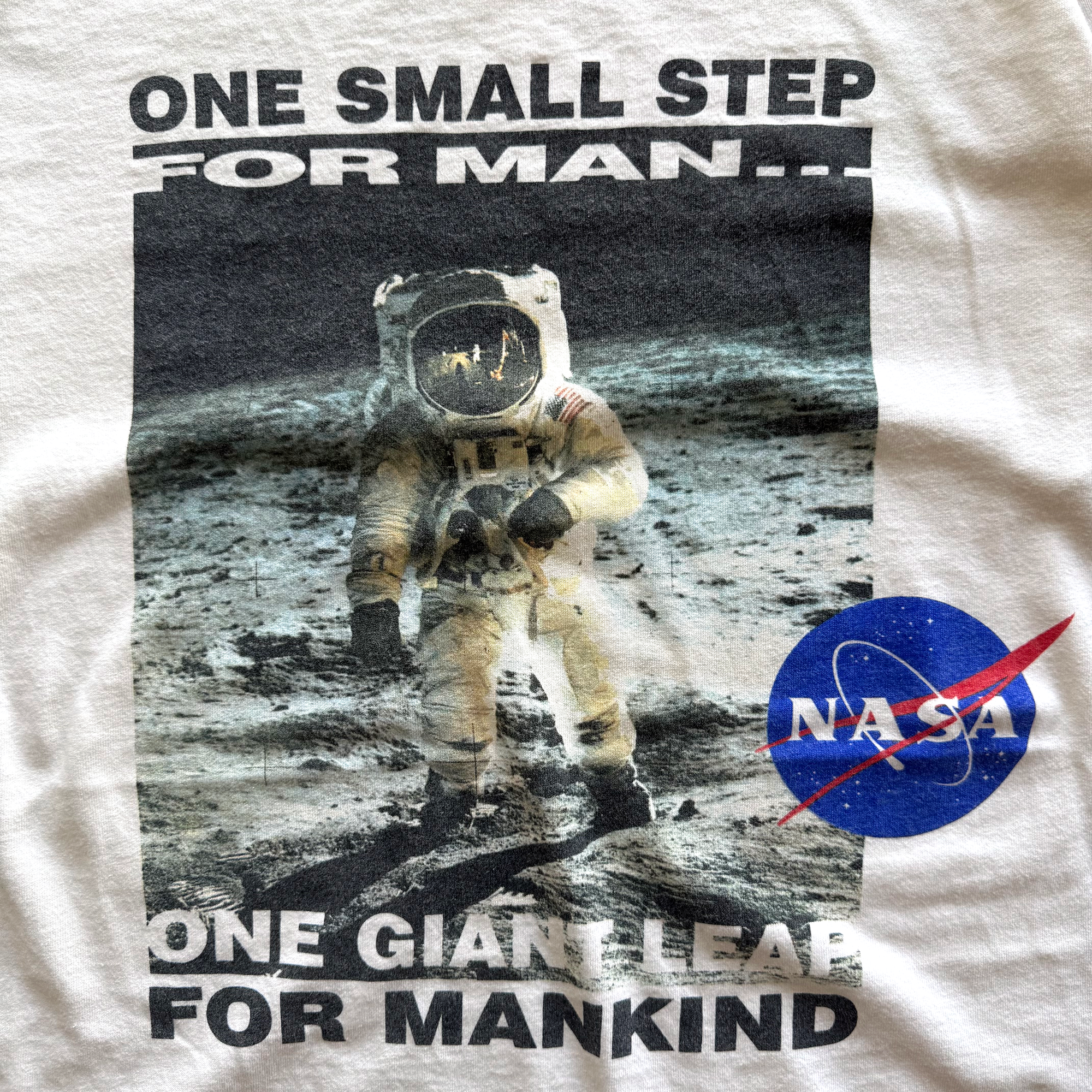 Vintage 1994 NASA Apollo 11 Neil Armstrong Quote Tee