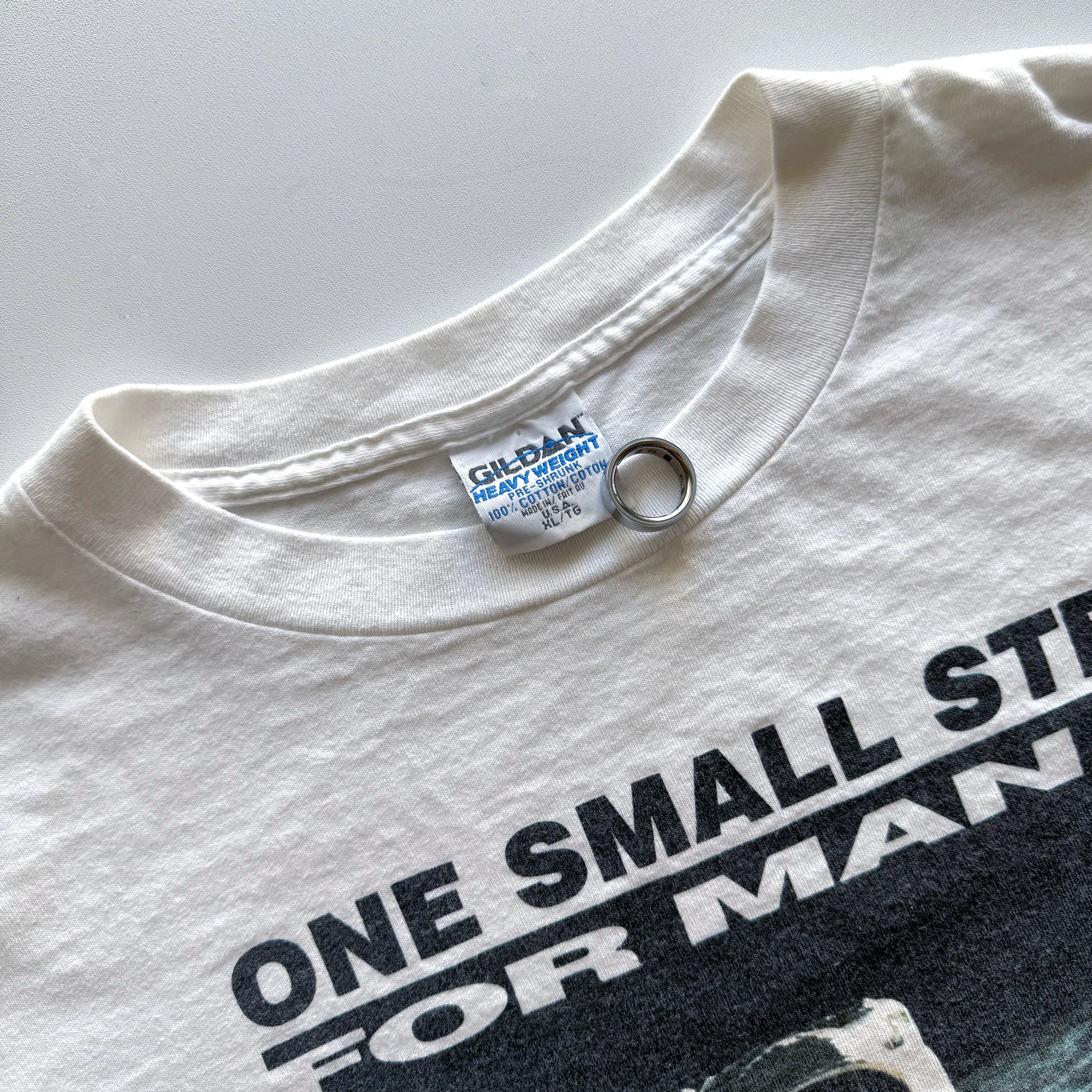Vintage 1994 NASA Apollo 11 Neil Armstrong Quote Tee