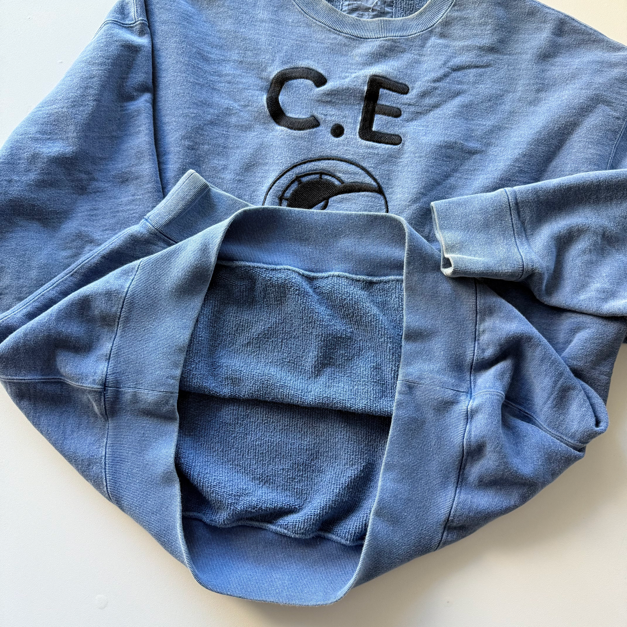 Cav Empt AW18 Design World Overdyed Heavy Sweatshirt