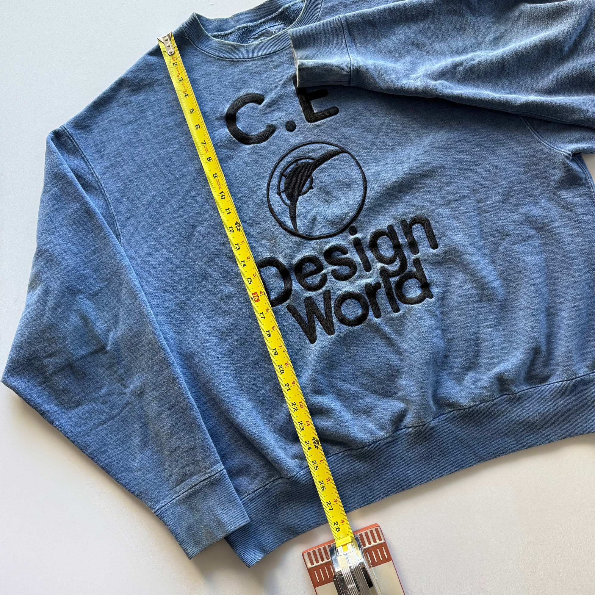 Cav Empt AW18 Design World Overdyed Heavy Sweatshirt