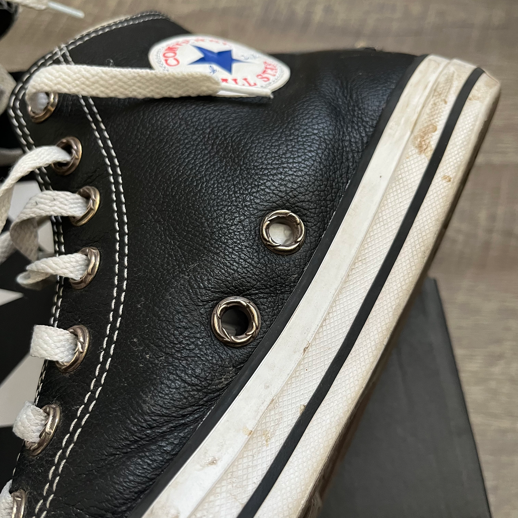 Chrome Hearts Cross Patch Dagger All Star Converse High Tops