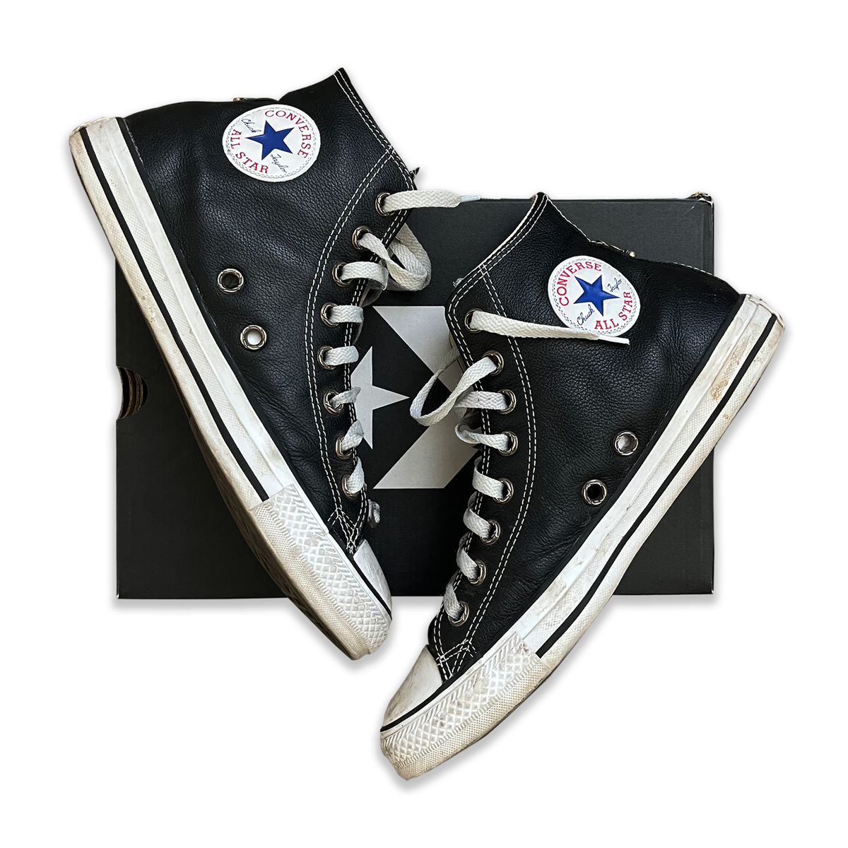 Chrome Hearts Cross Patch Dagger All Star Converse High Tops