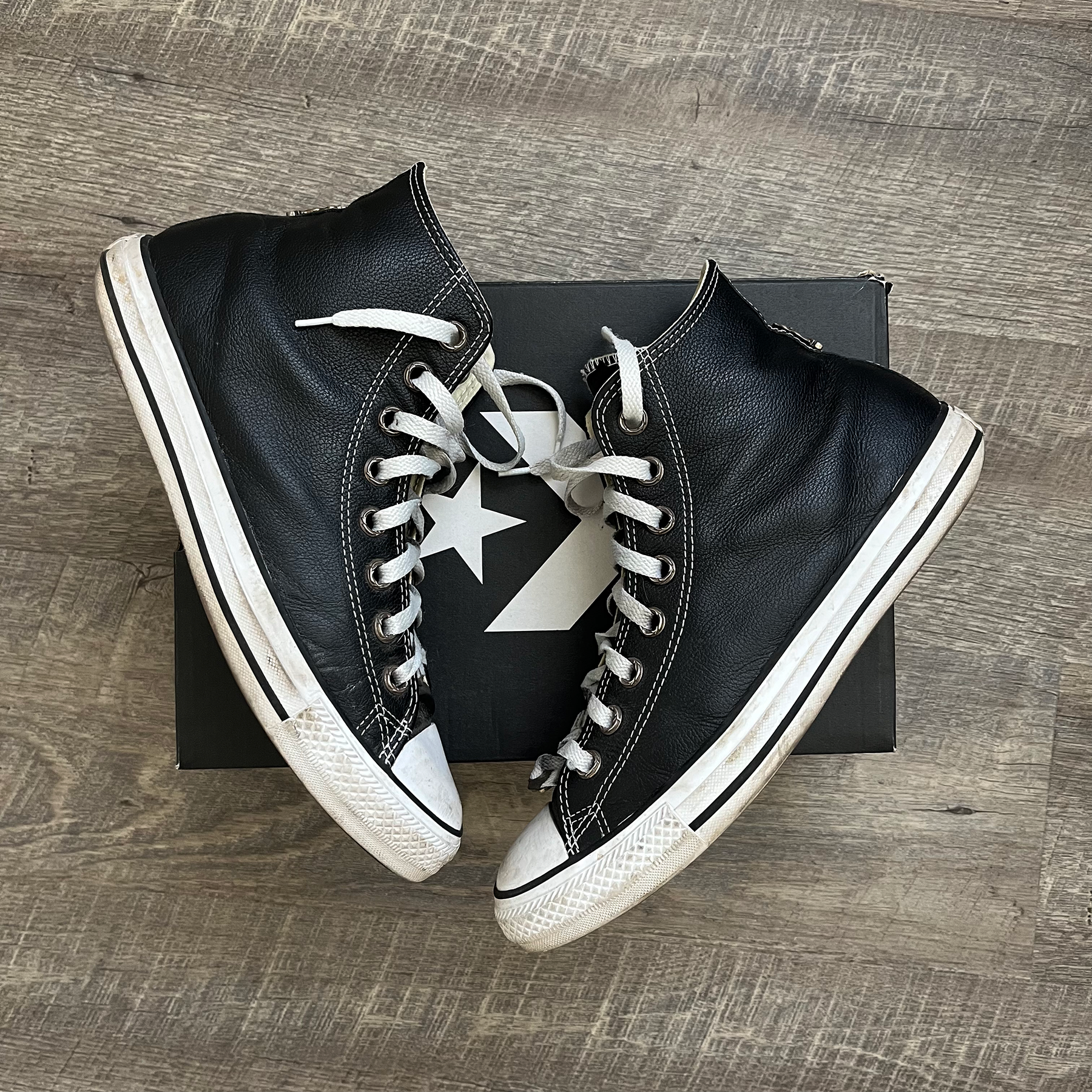 Chrome Hearts Cross Patch Dagger All Star Converse High Tops