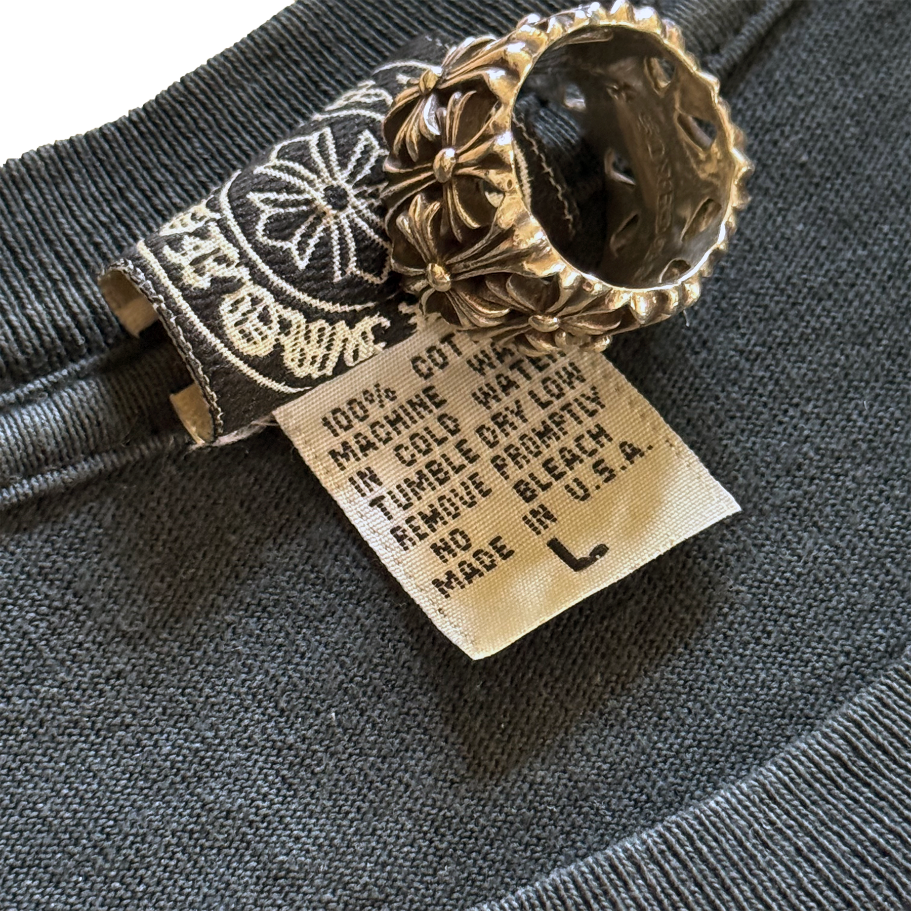 Chrome Hearts 2000s Cemetery Cross Tee