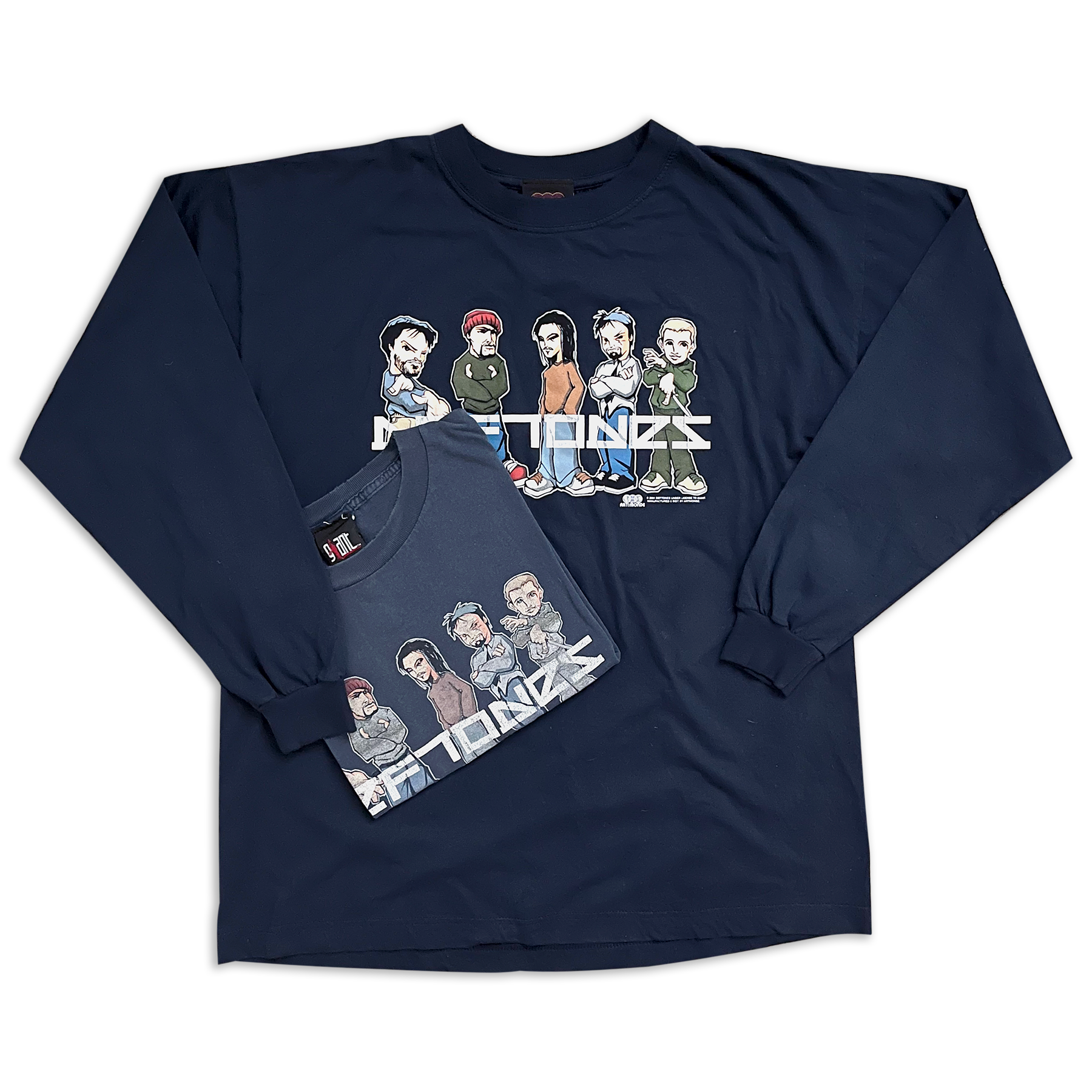 Vintage 2001 Deftones Cartoon Artimonde L/S Tee