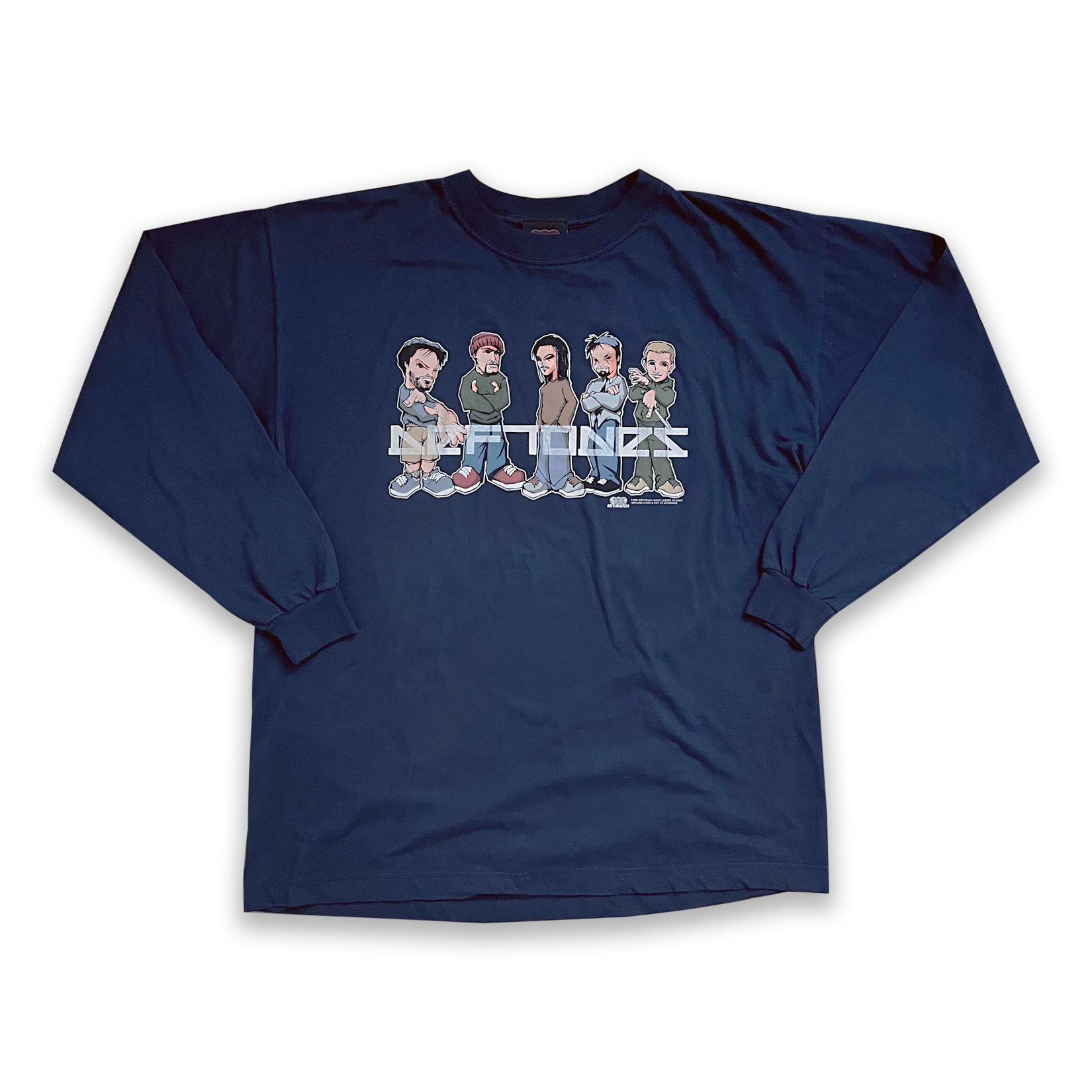 Vintage 2001 Deftones Cartoon Artimonde L/S Tee