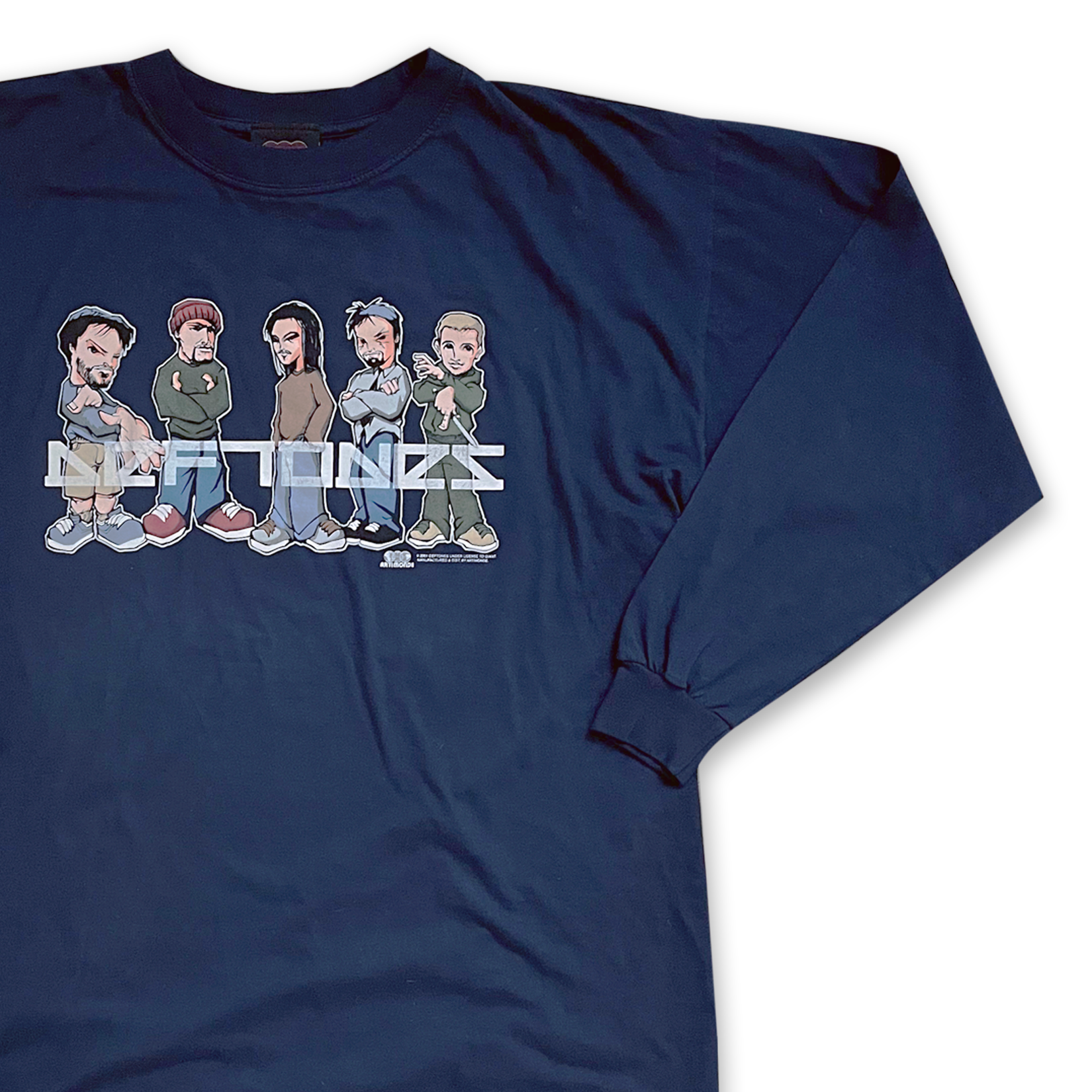 Vintage 2001 Deftones Cartoon Artimonde L/S Tee