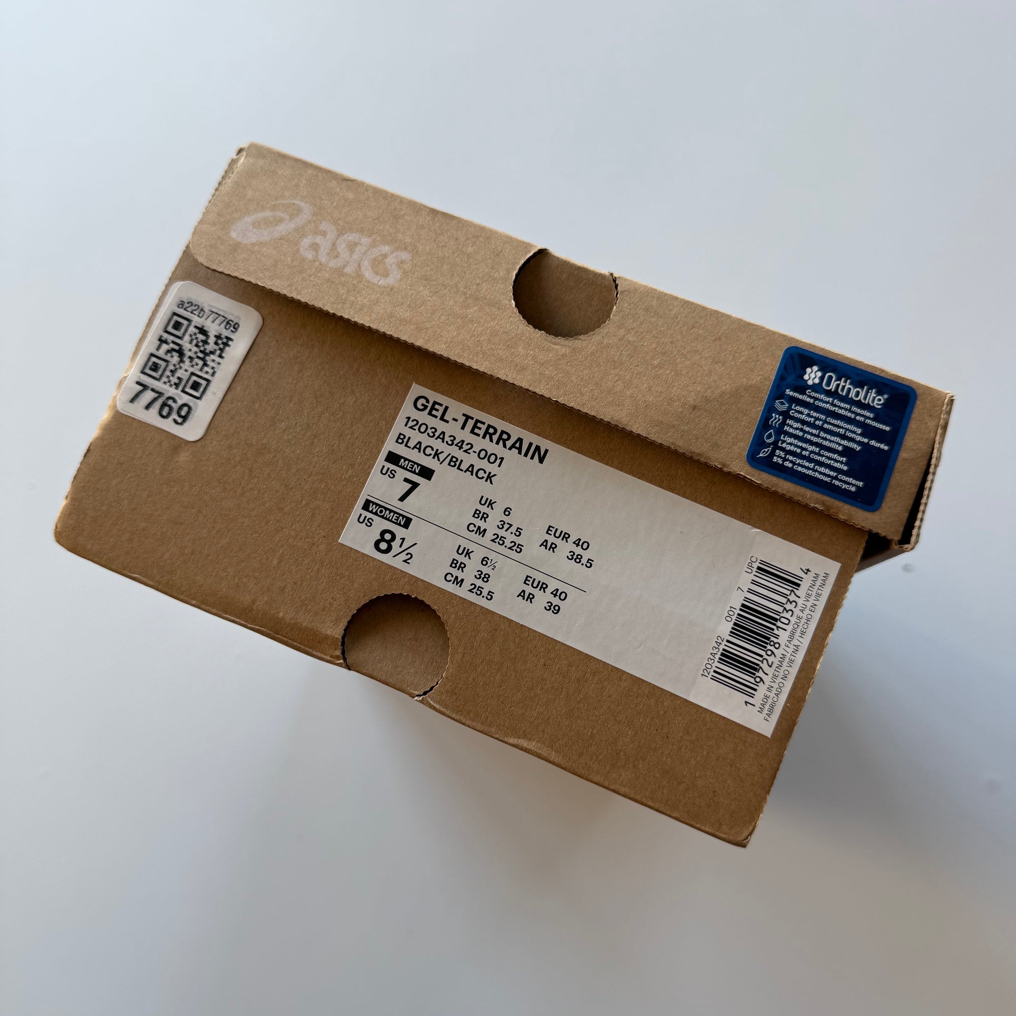 Asics Gel Terrain 'Triple Black' (Size 7)