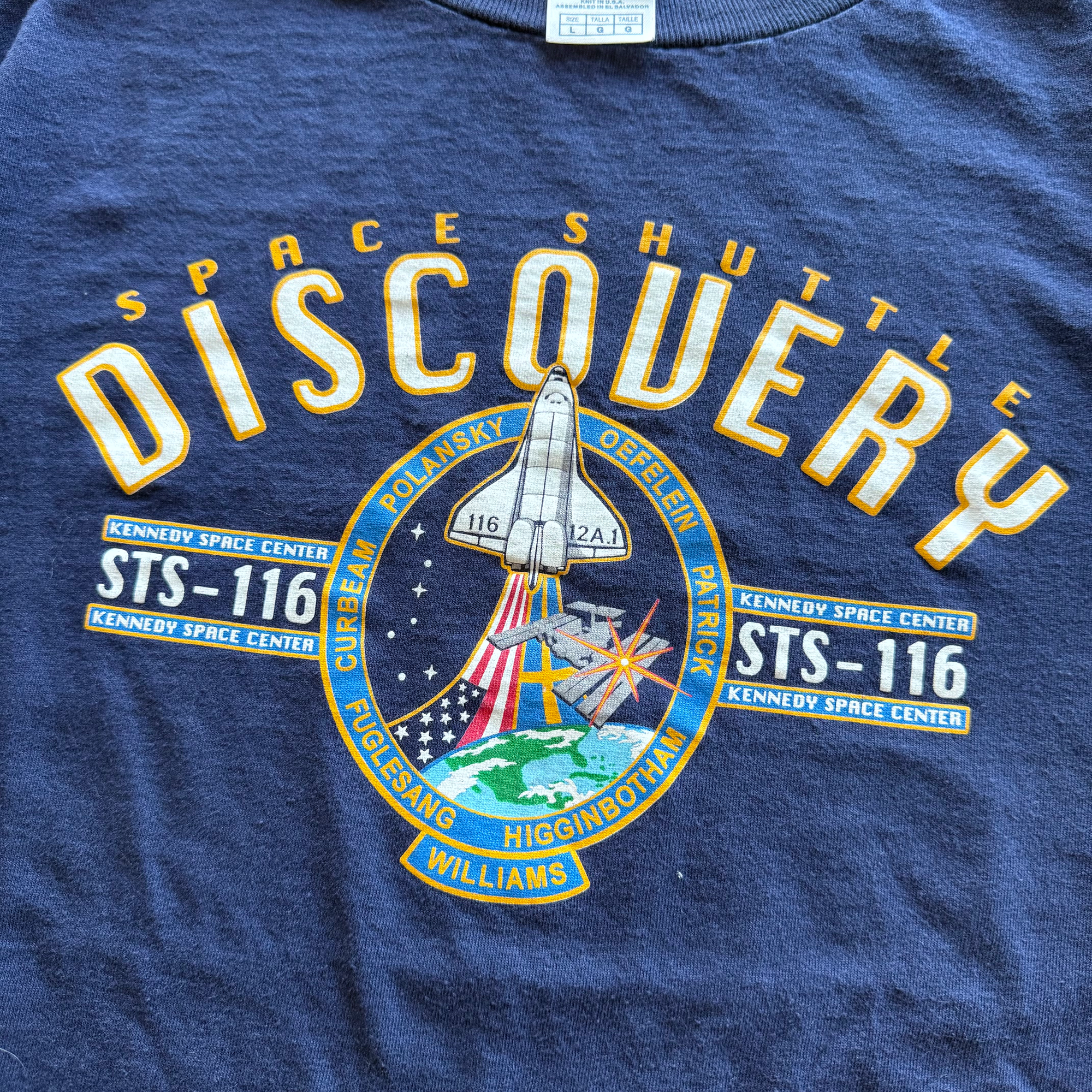 Vintage 2006 NASA STS-116 Discovery Tee