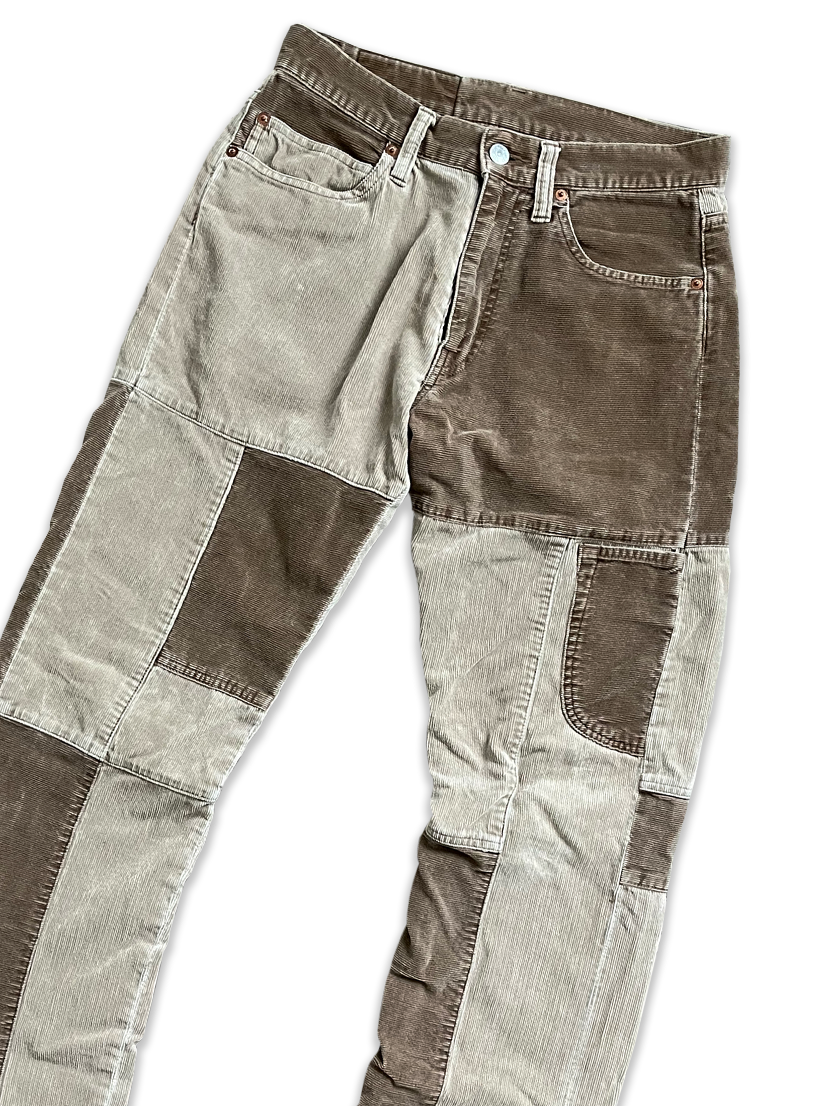 General Research x Hysteric Glamour Patchwork Corduroy Pants