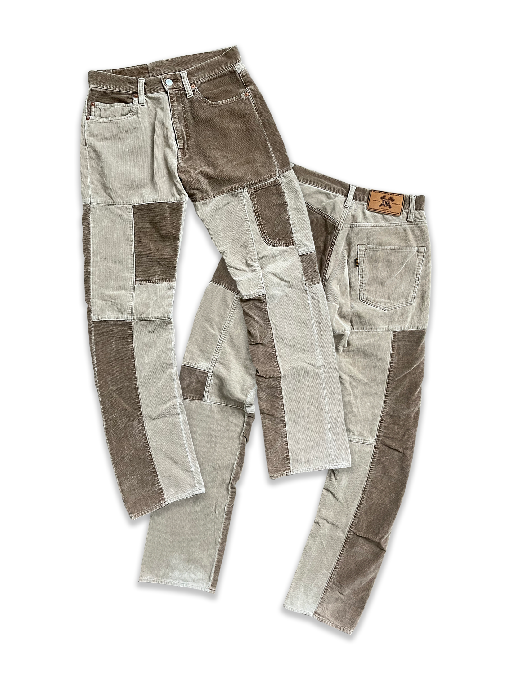 General Research x Hysteric Glamour Patchwork Corduroy Pants