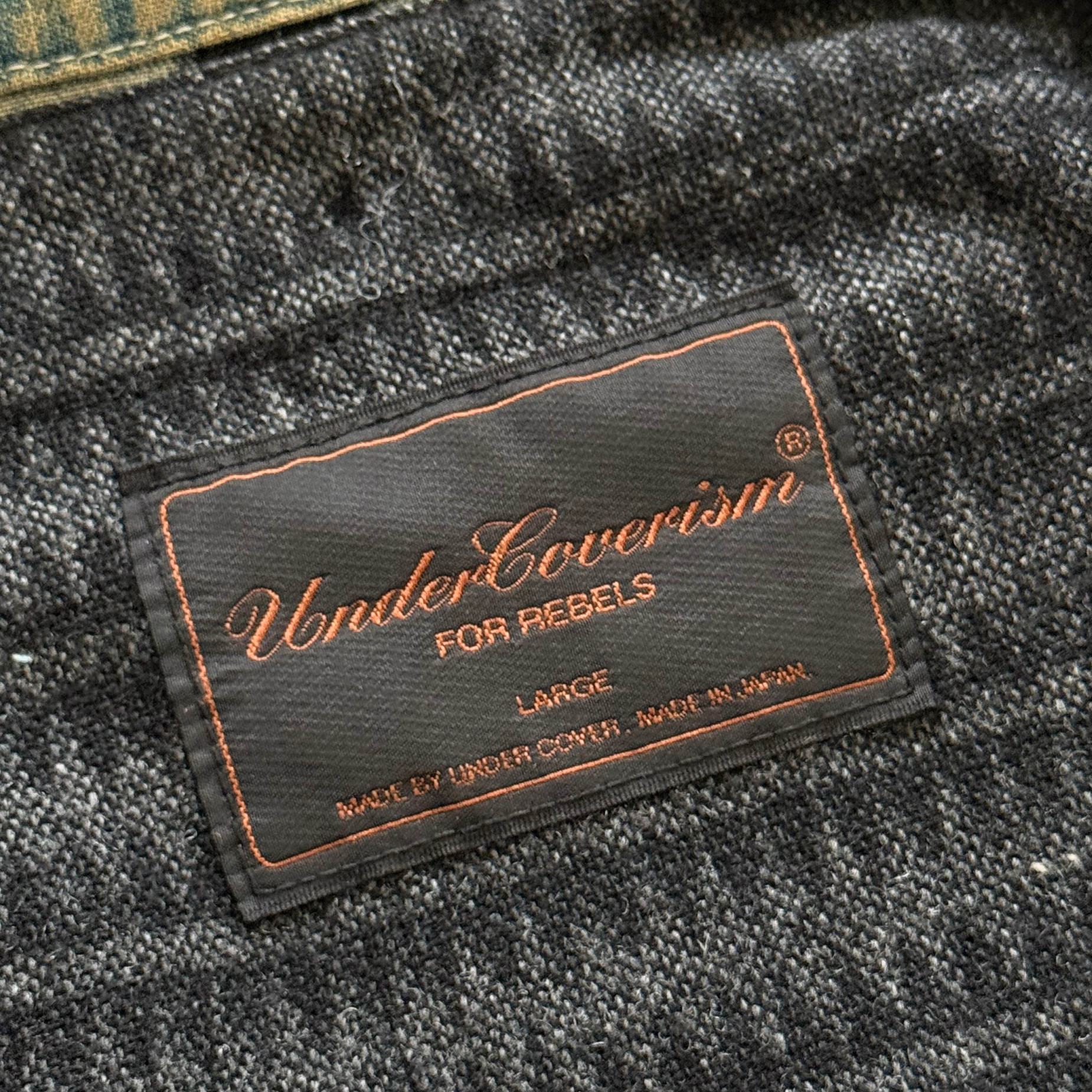 Undercover AW03 Paper Doll Hybrid Reconstructed Denim Chore Jacket