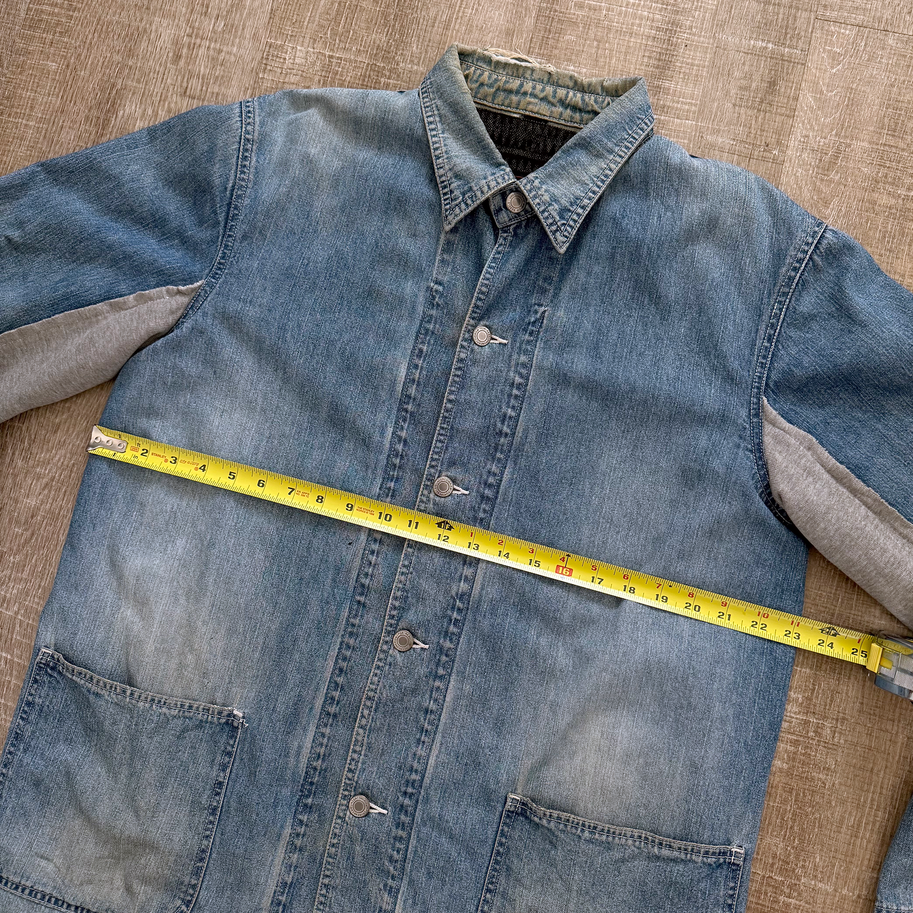 Undercover AW03 Paper Doll Hybrid Reconstructed Denim Chore Jacket