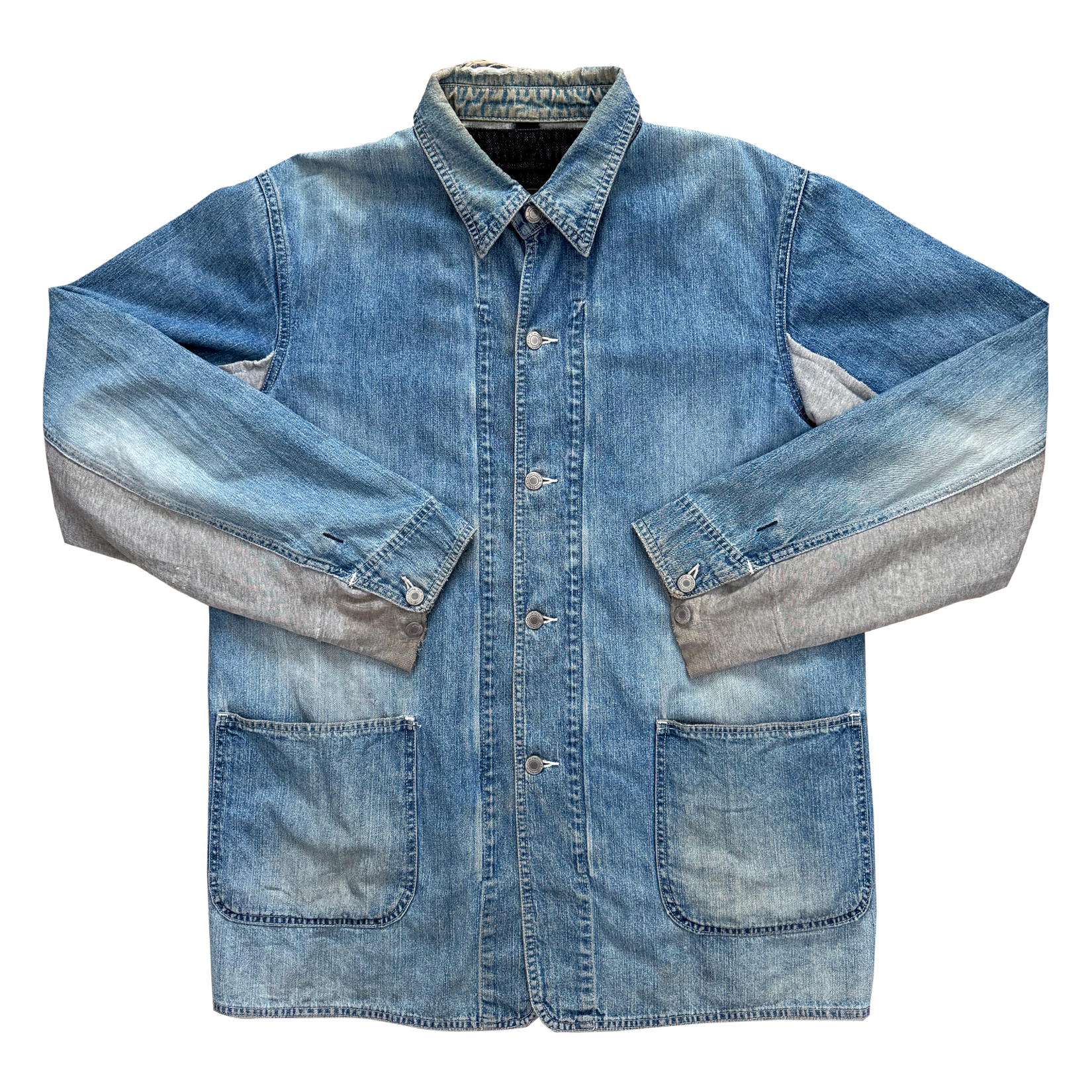 Undercover AW03 Paper Doll Hybrid Reconstructed Denim Chore Jacket