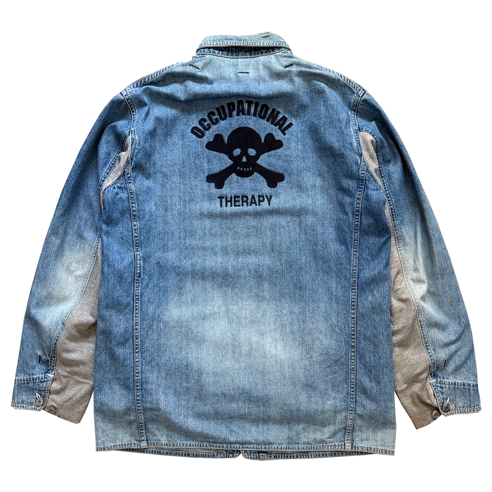 Undercover AW03 Paper Doll Hybrid Reconstructed Denim Chore Jacket