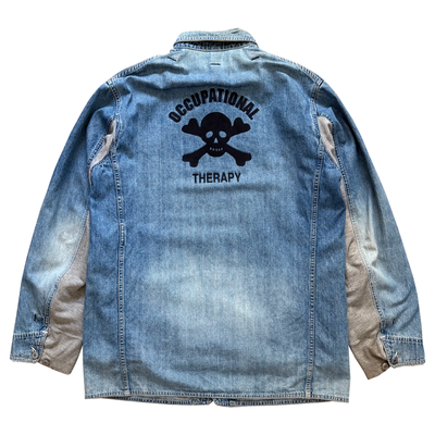 Undercover AW03 Paper Doll Hybrid Reconstructed Denim Chore Jacket