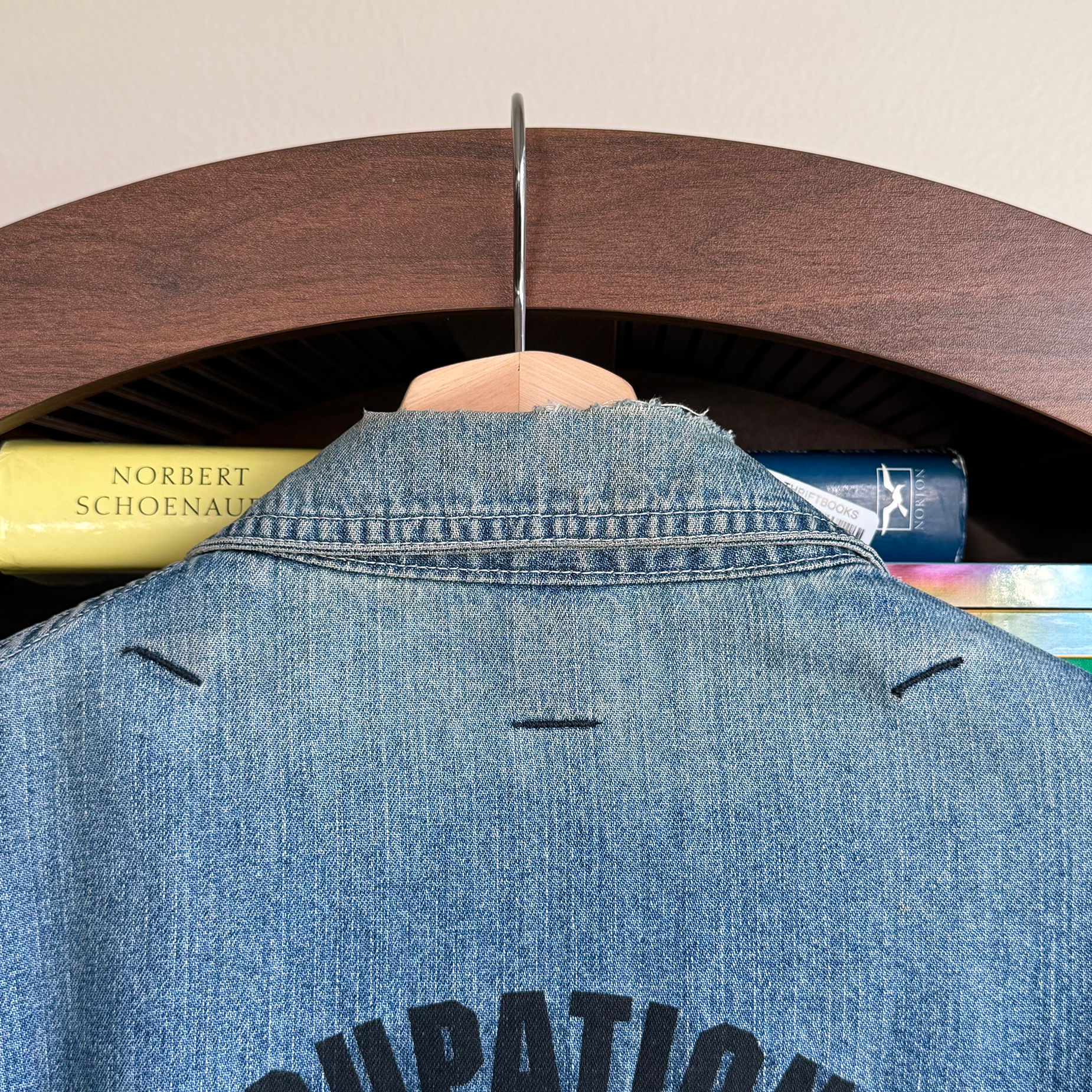 Undercover AW03 Paper Doll Hybrid Reconstructed Denim Chore Jacket