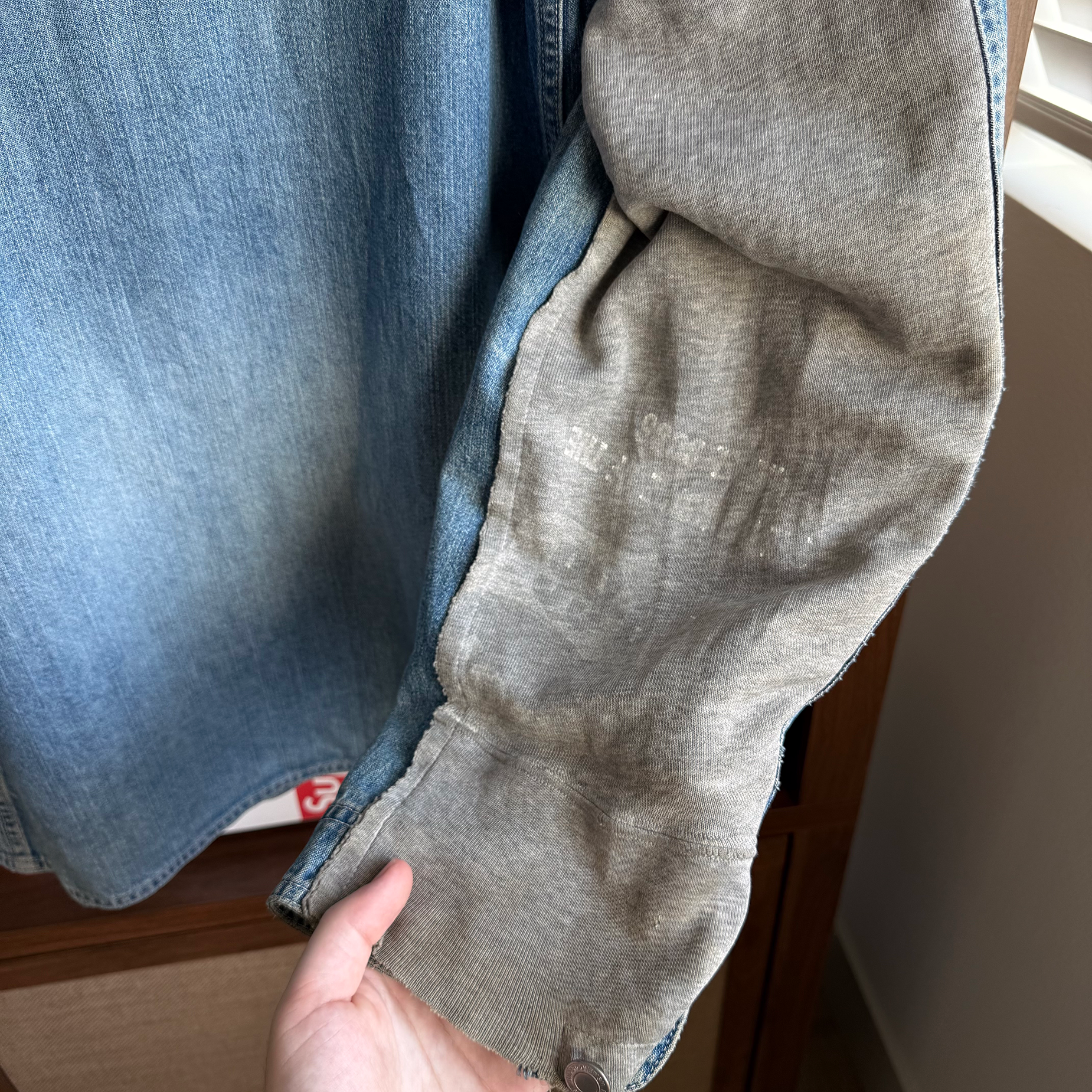 Undercover AW03 Paper Doll Hybrid Reconstructed Denim Chore Jacket