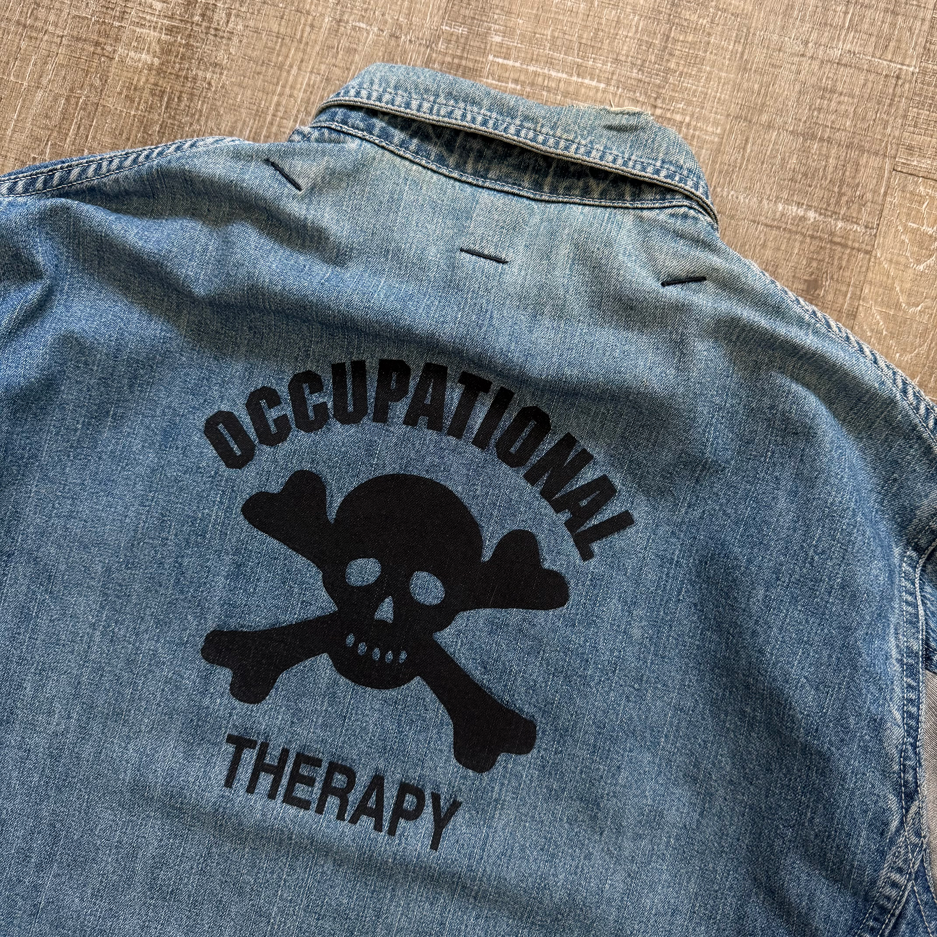 Undercover AW03 Paper Doll Hybrid Reconstructed Denim Chore Jacket