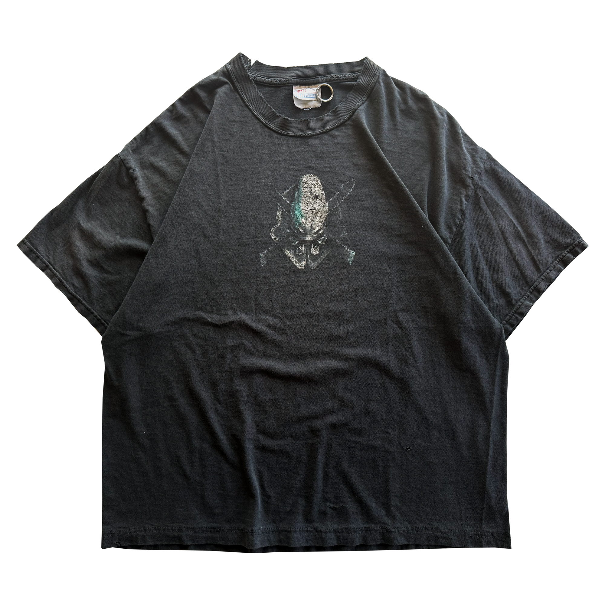 Vintage 2004 Halo 2 Legendary Logo Distressed Fader Tee