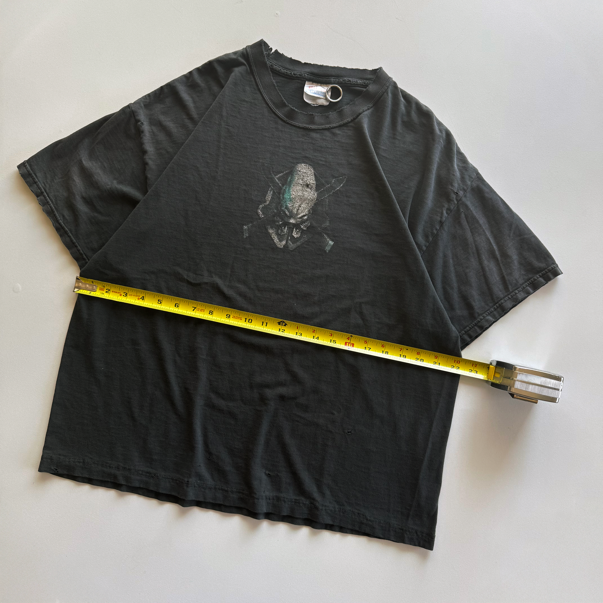 Vintage 2004 Halo 2 Legendary Logo Distressed Fader Tee