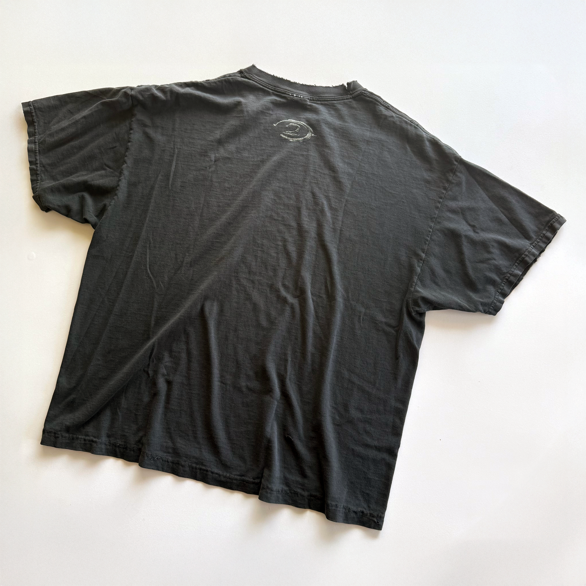 Vintage 2004 Halo 2 Legendary Logo Distressed Fader Tee
