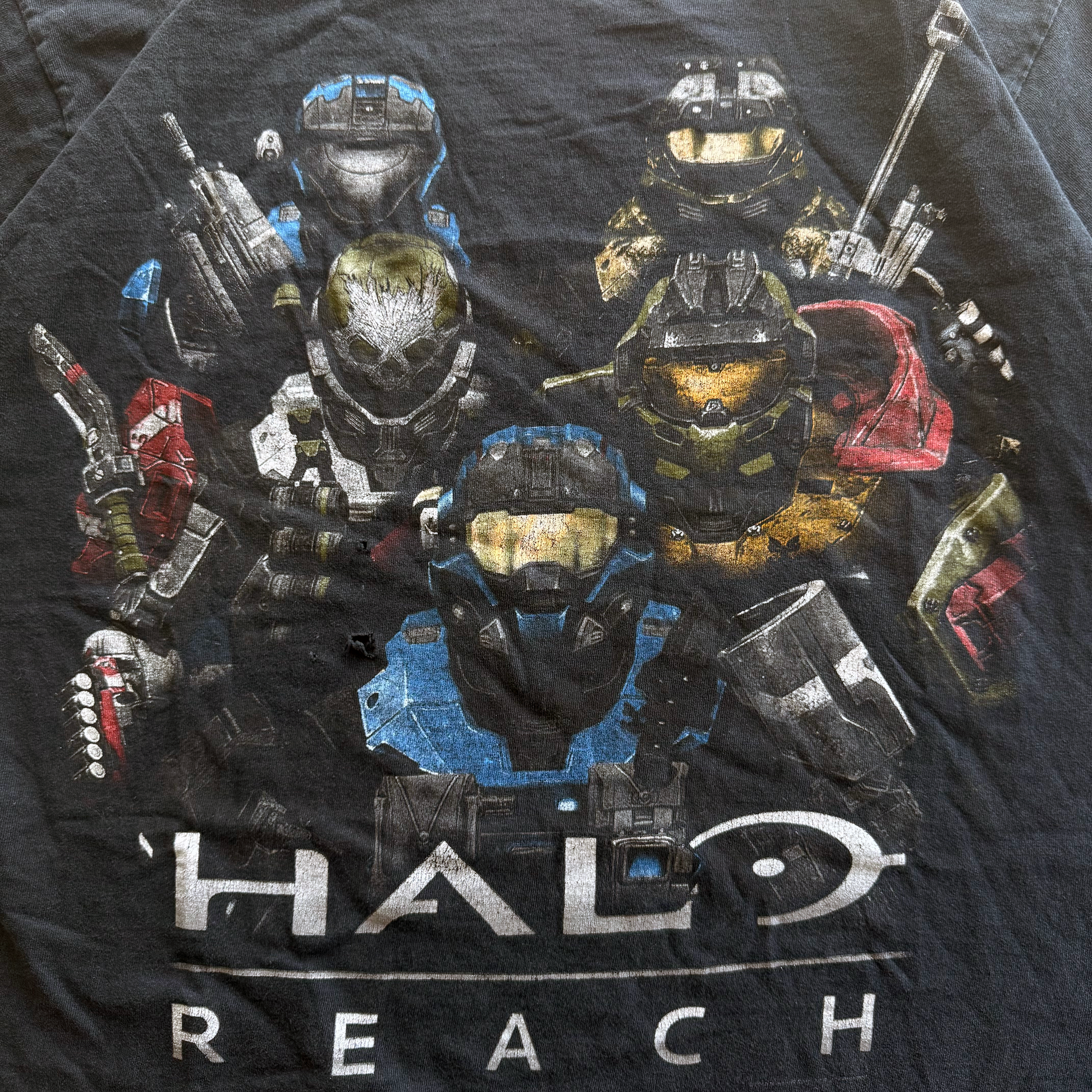 Vintage 2010 Halo Reach Noble Team Tee