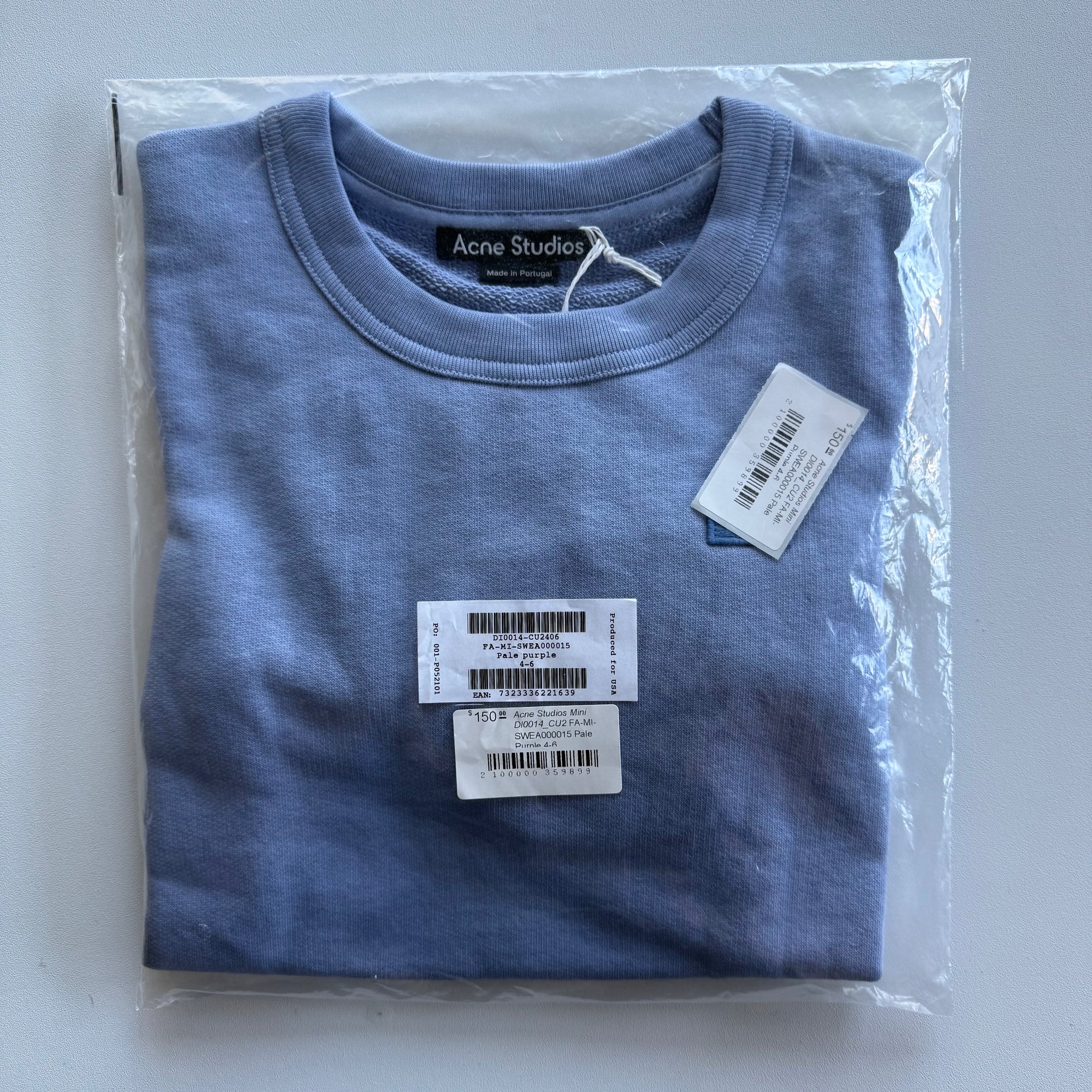 Acne Studios Kids Crewneck Sweatshirt (YOUTH SIZE)