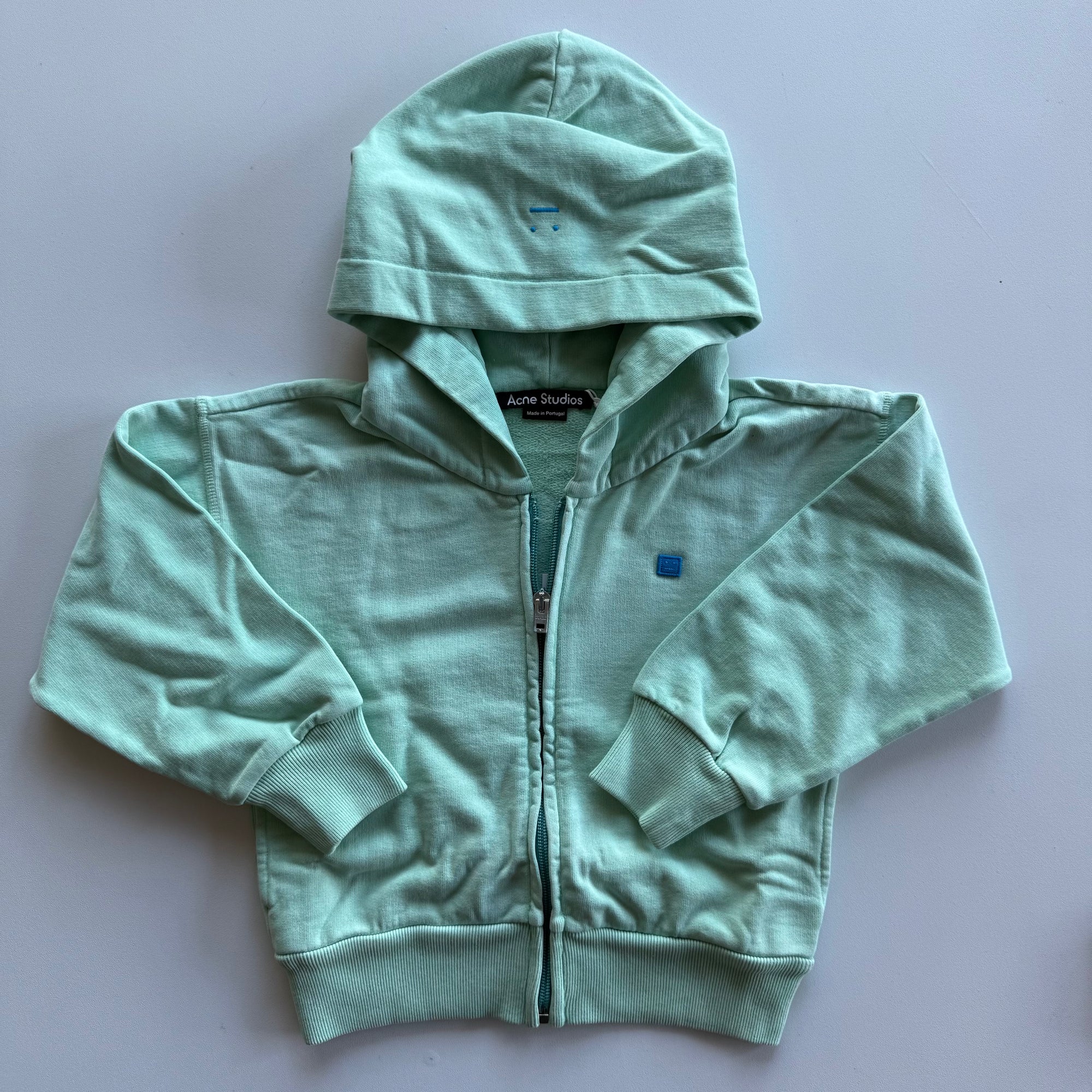 Acne Studios Logo Patch Zip Up Hoodie (YOUTH SIZE)