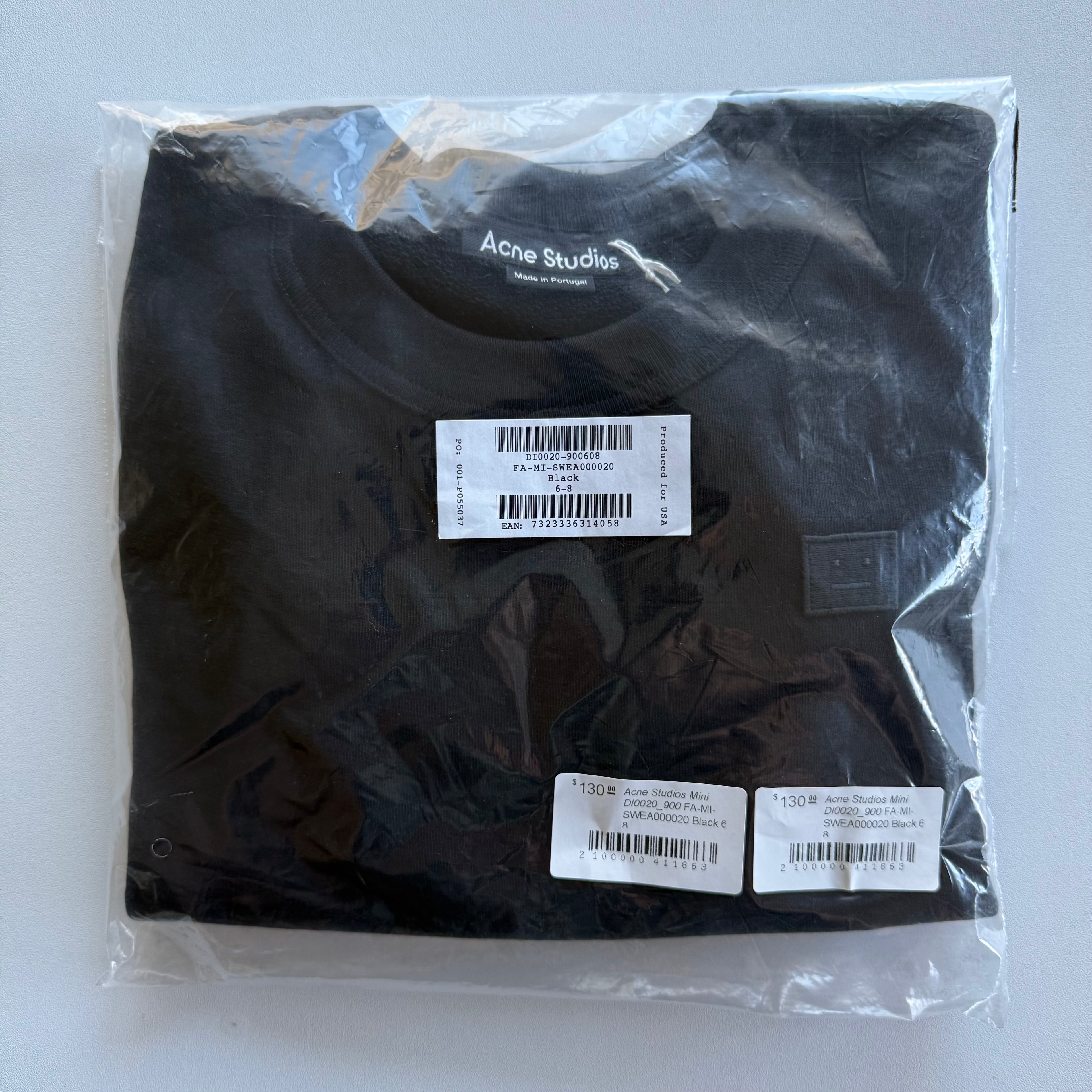 Acne Studios Kids Crewneck Sweatshirt (YOUTH SIZE)