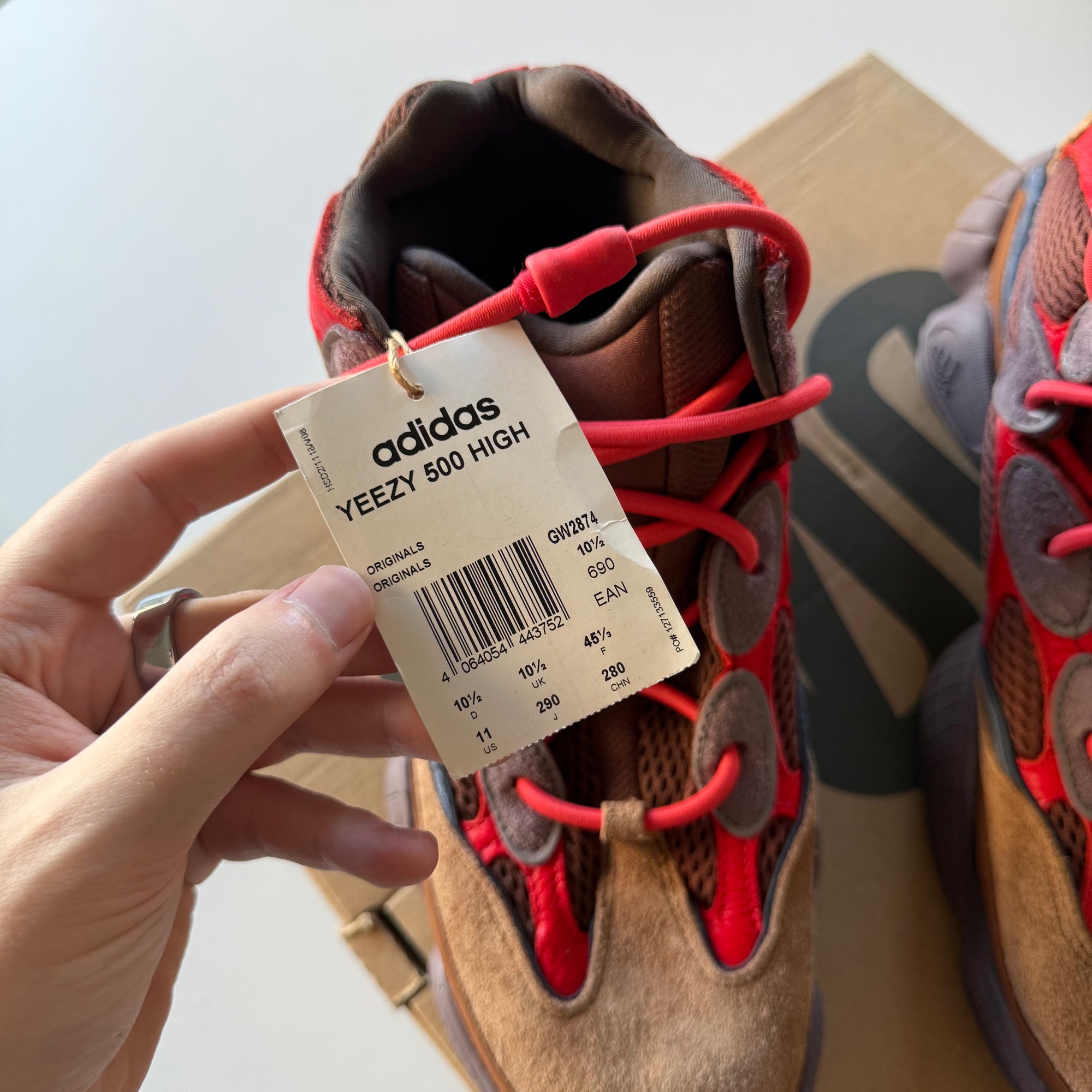 Adidas 2021 Yeezy 500 High 'Sumac' (Size 11)