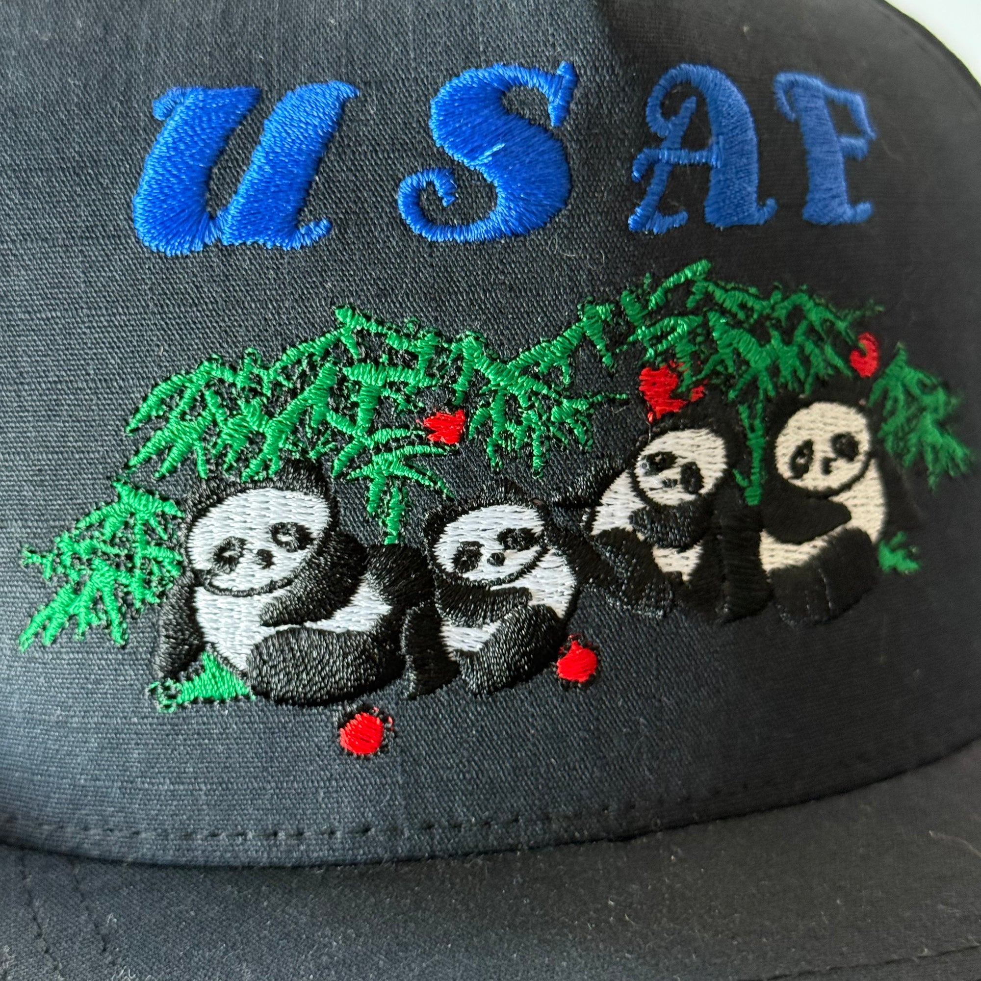 Supreme SS17 USAF Pandas 5-Panel Hat